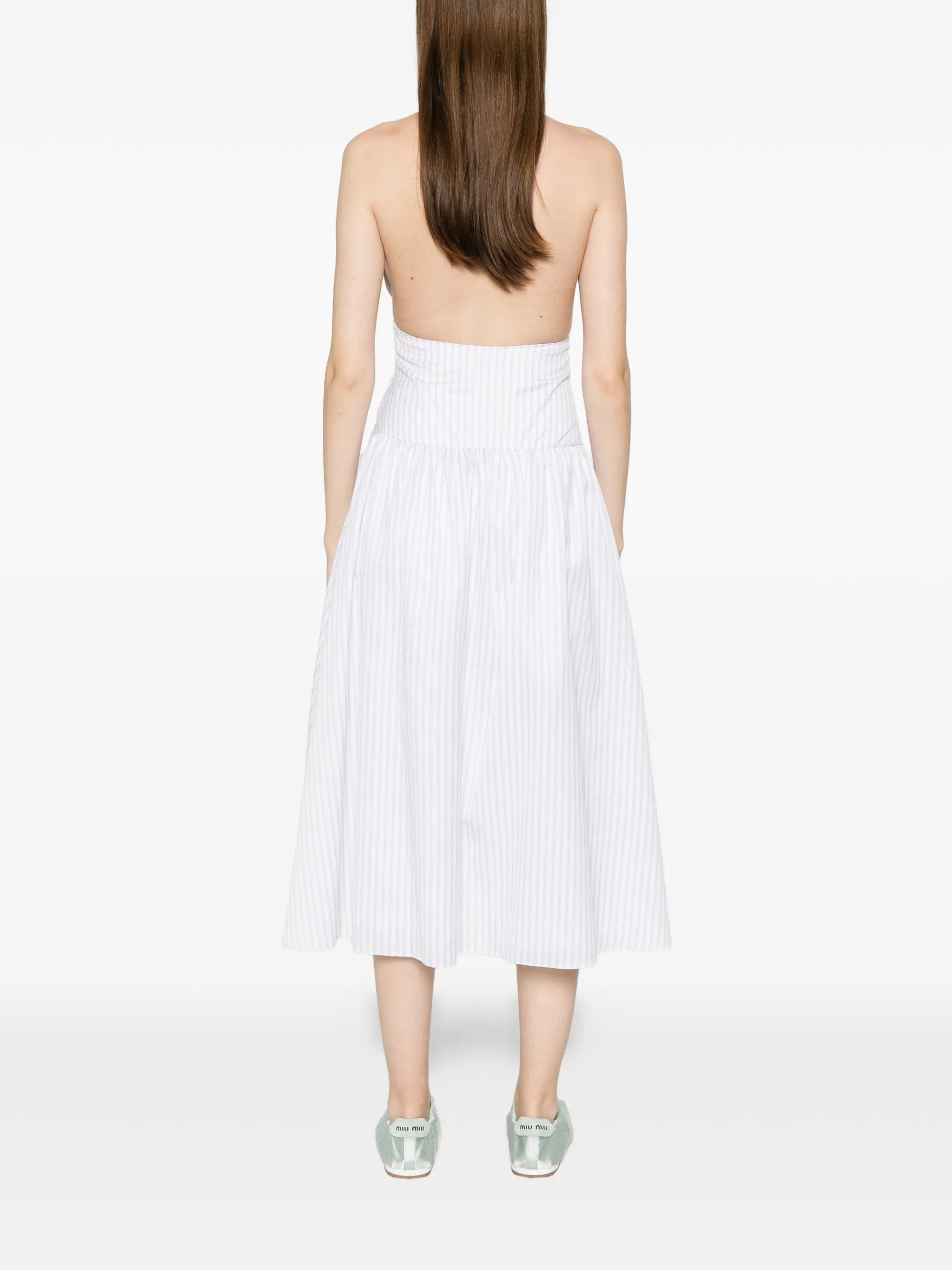 ALFIE Lilly halterneck midi dress