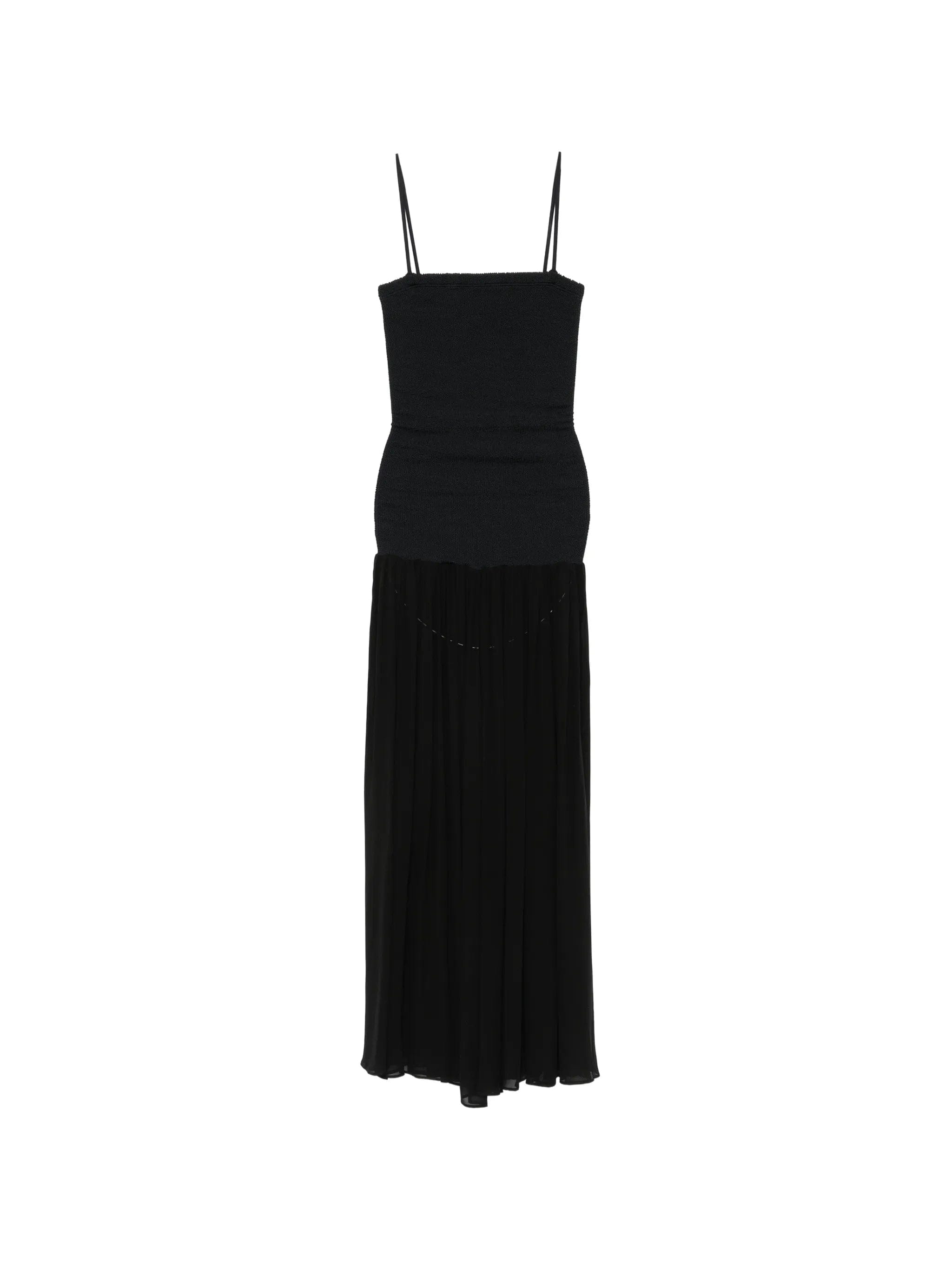 Hunza G square - neck maxi dress