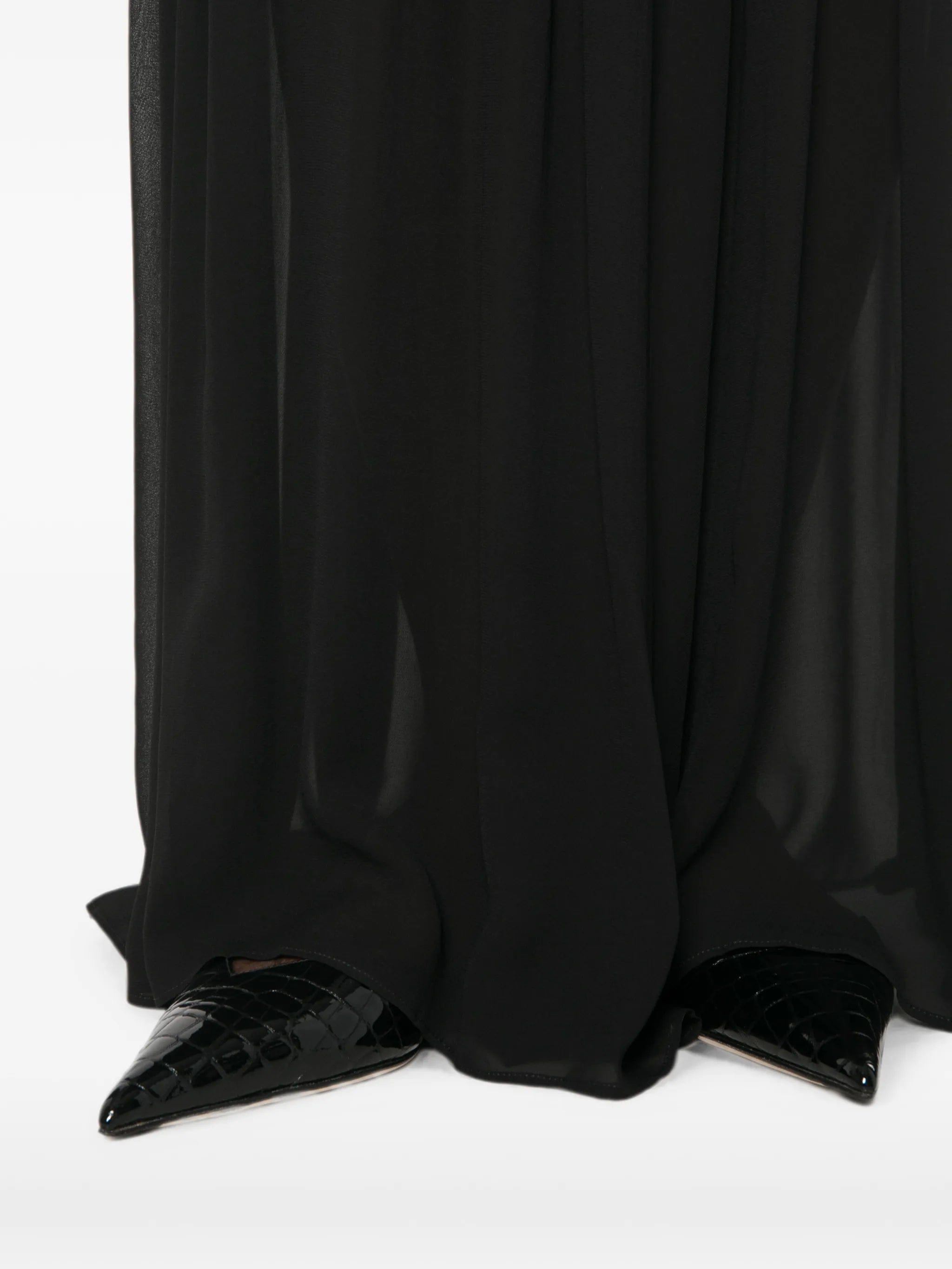 Hunza G square - neck maxi dress