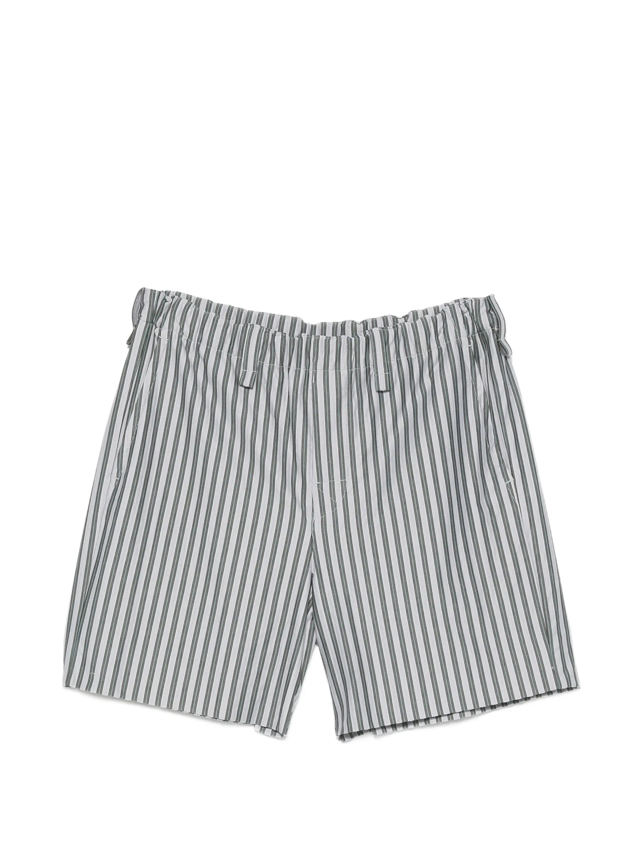 Homme Plissé Issey Miyake striped jersey shorts