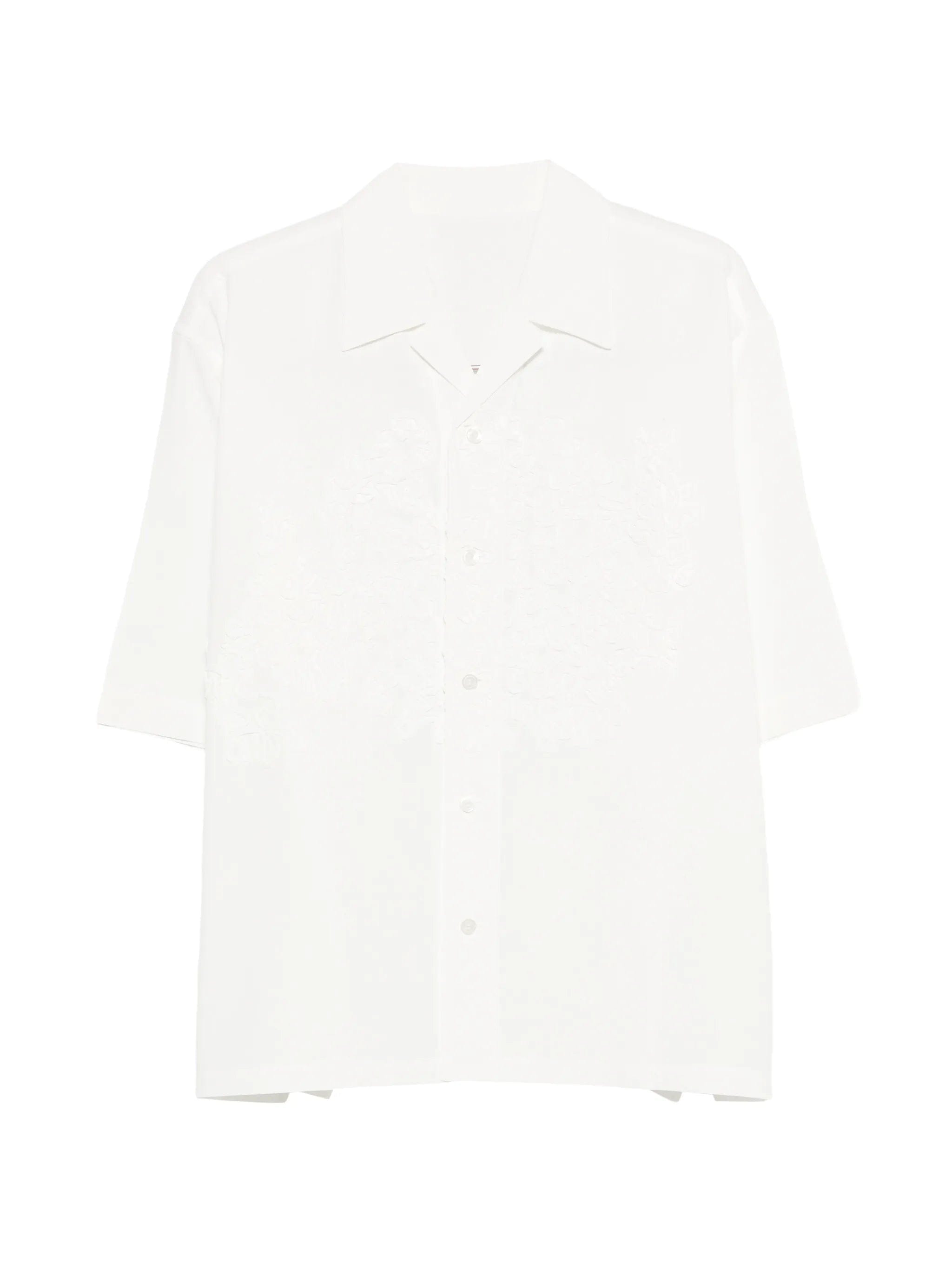 Homme Plissé Issey Miyake embroidery short - sleeve shirt