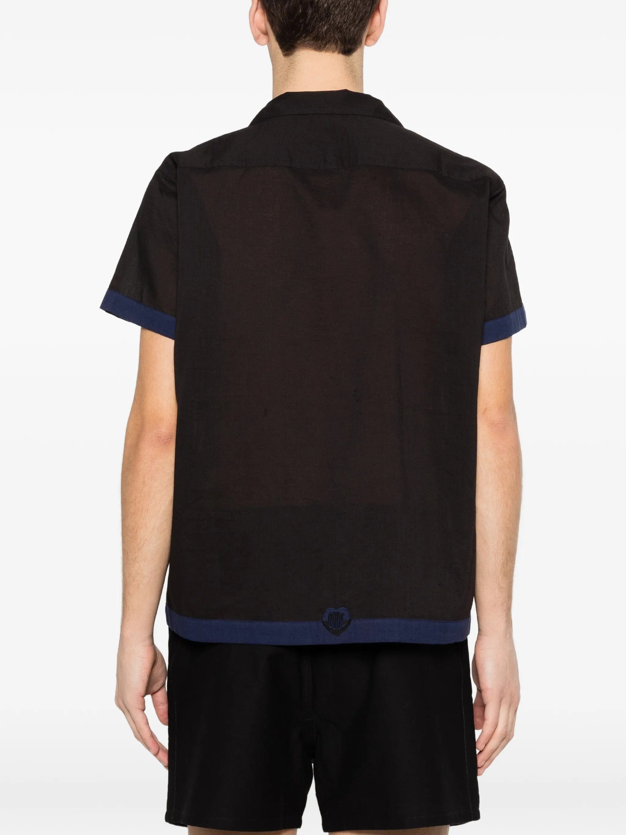 BODE heart deco short - sleeve shirt