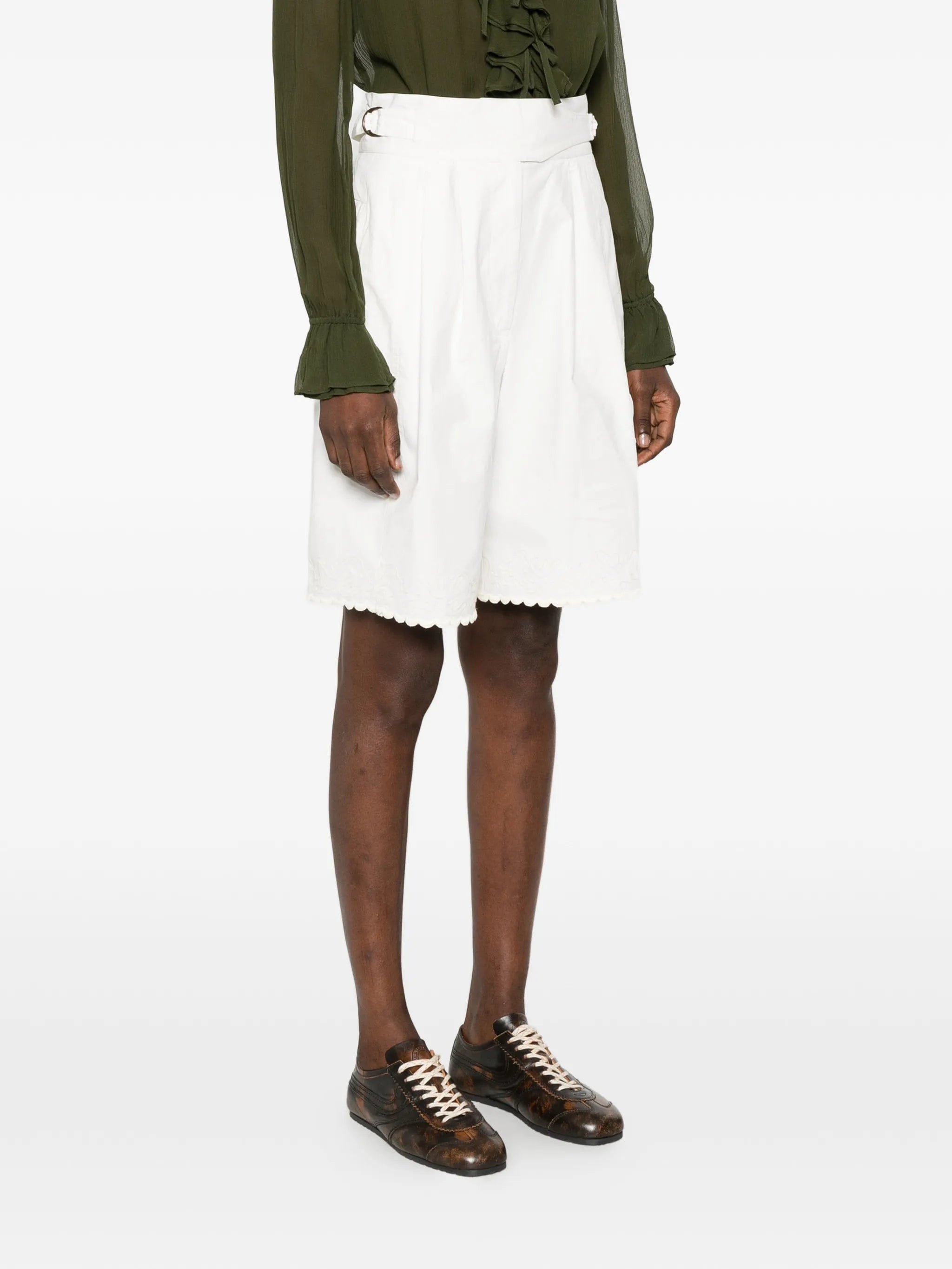 BODE closerie scallop shorts
