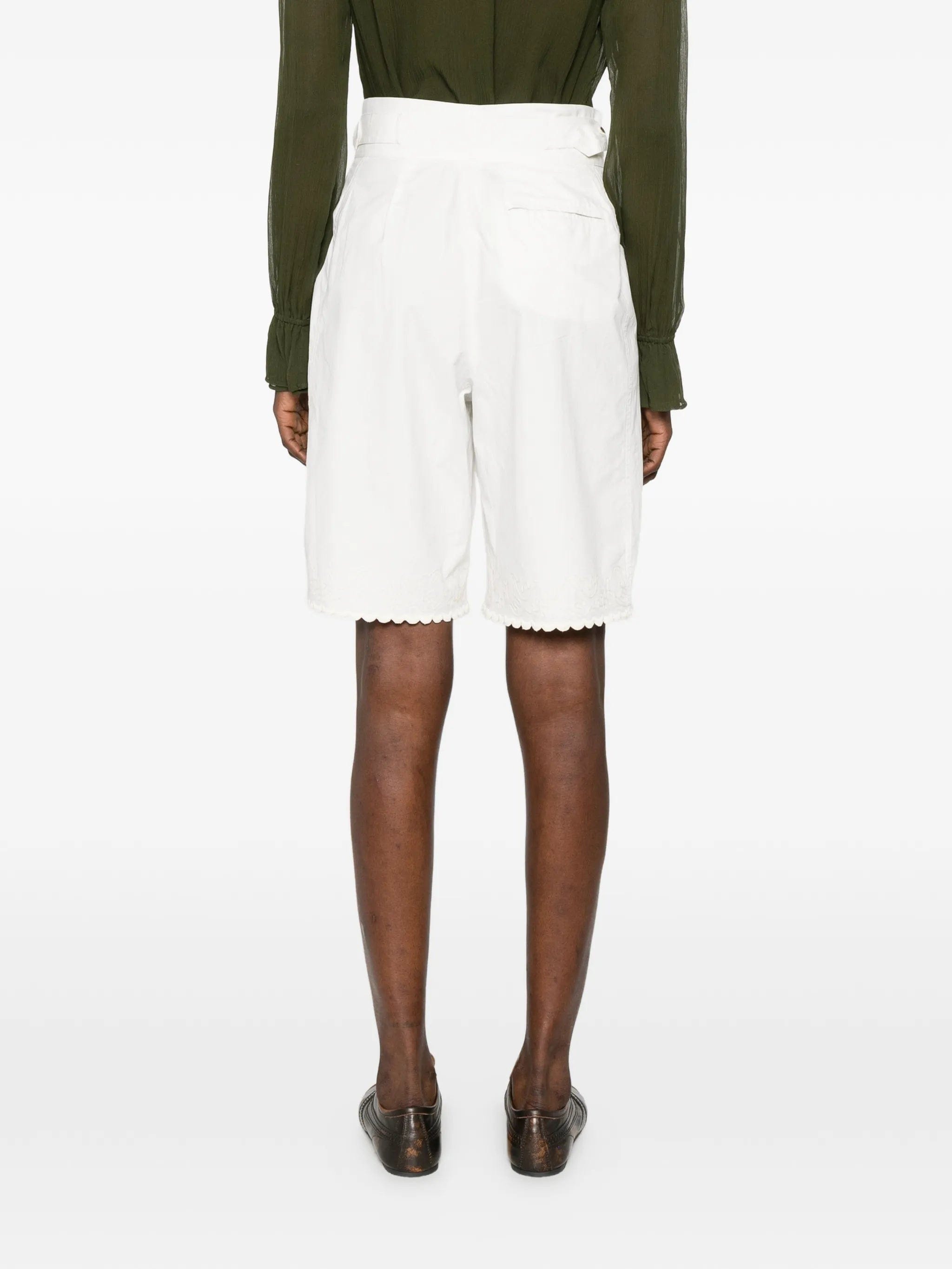BODE closerie scallop shorts