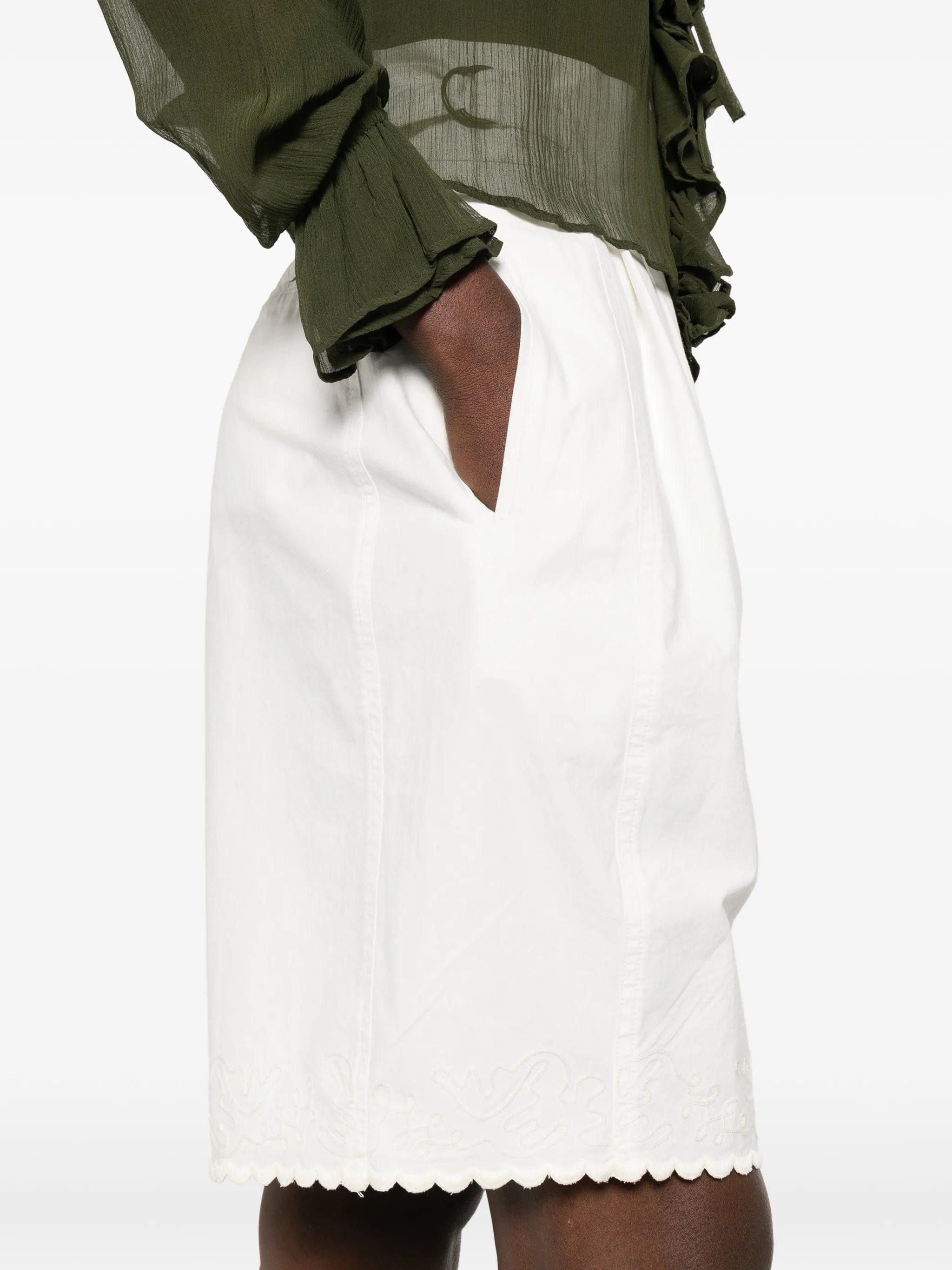 BODE closerie scallop shorts