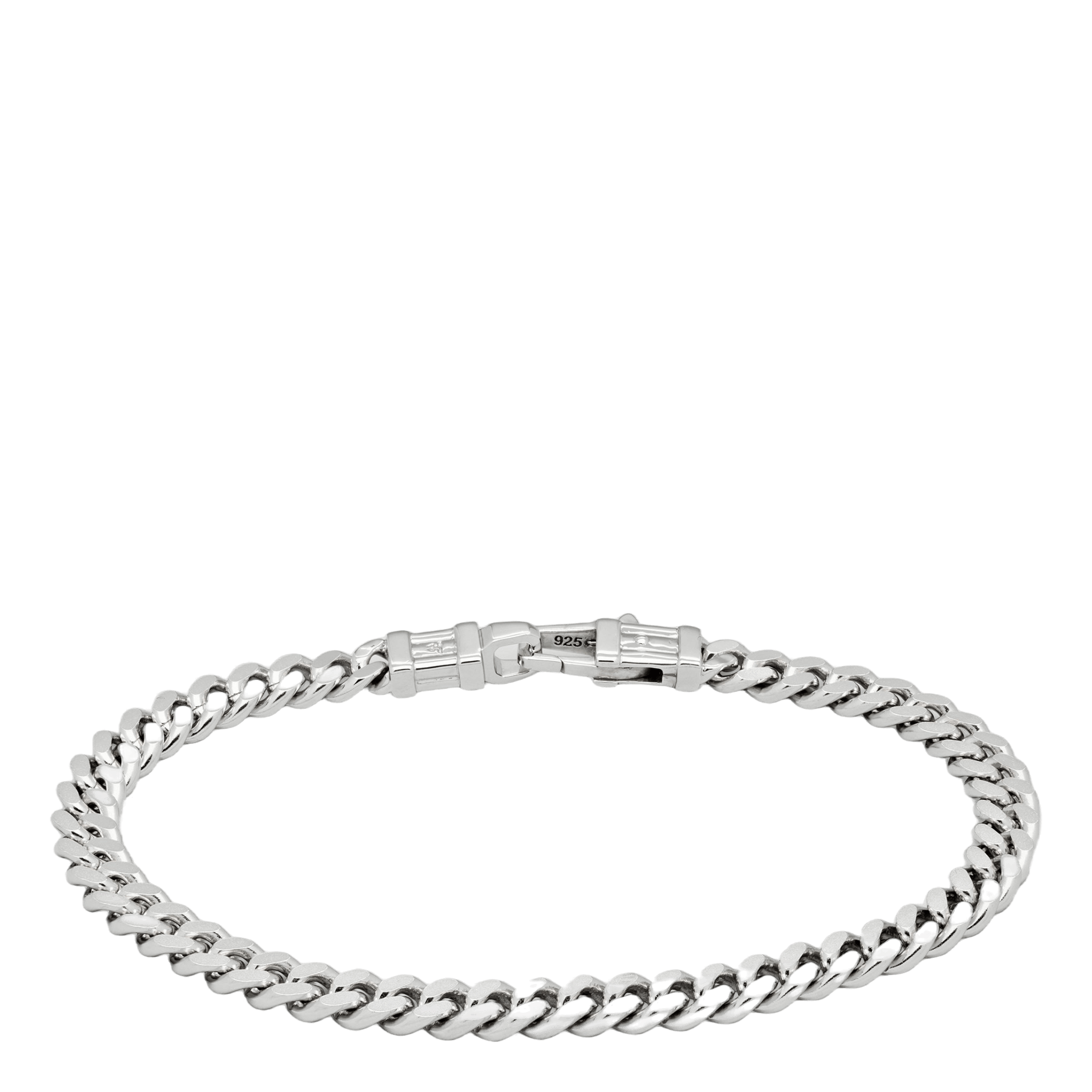 Tom Wood Curb Bracelet L Silver