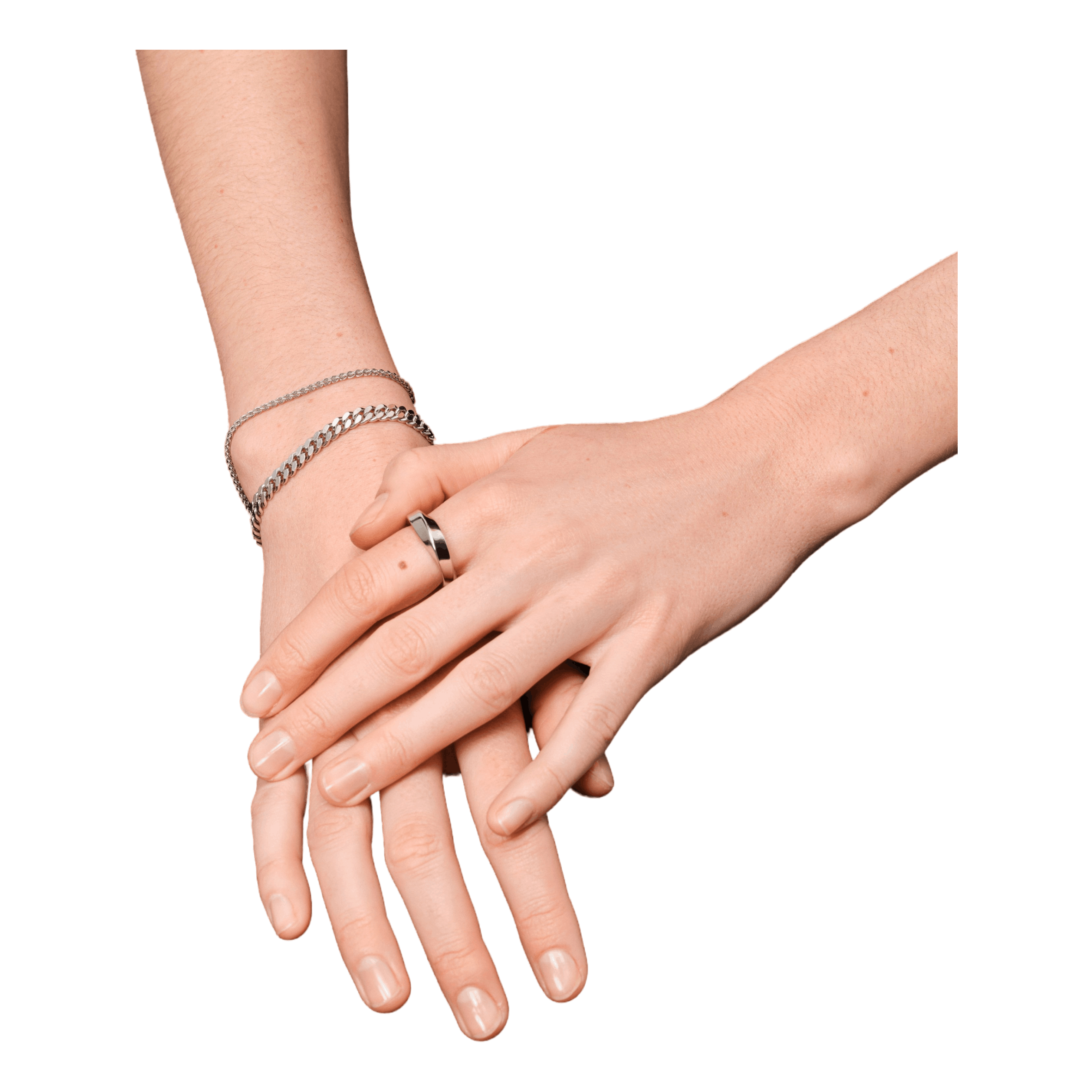 Tom Wood Curb Bracelet L Silver