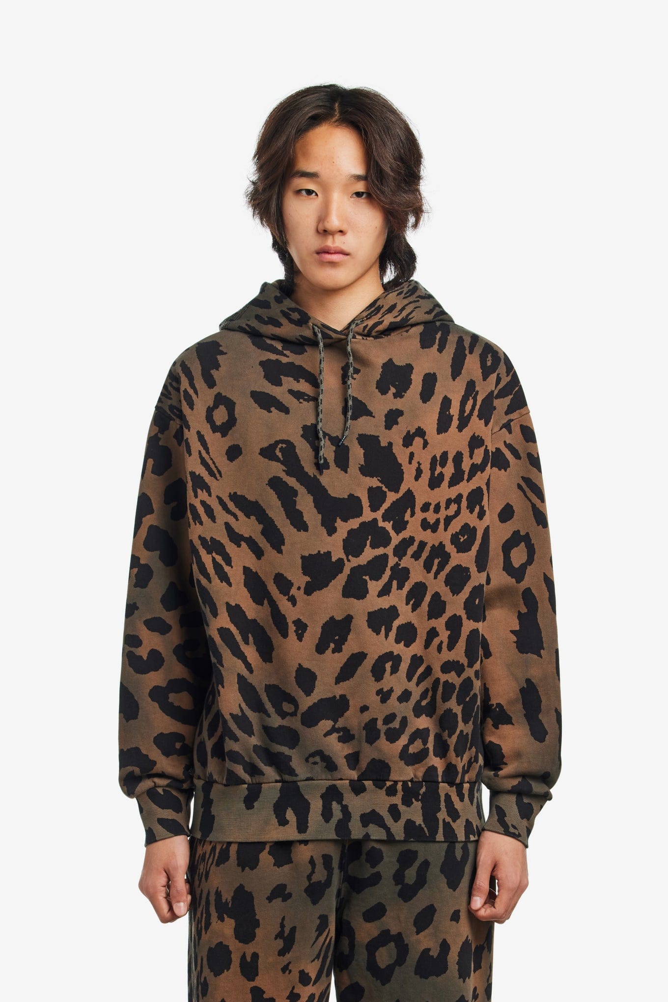 ARIES LEOPARD TIE DYE HOODIE