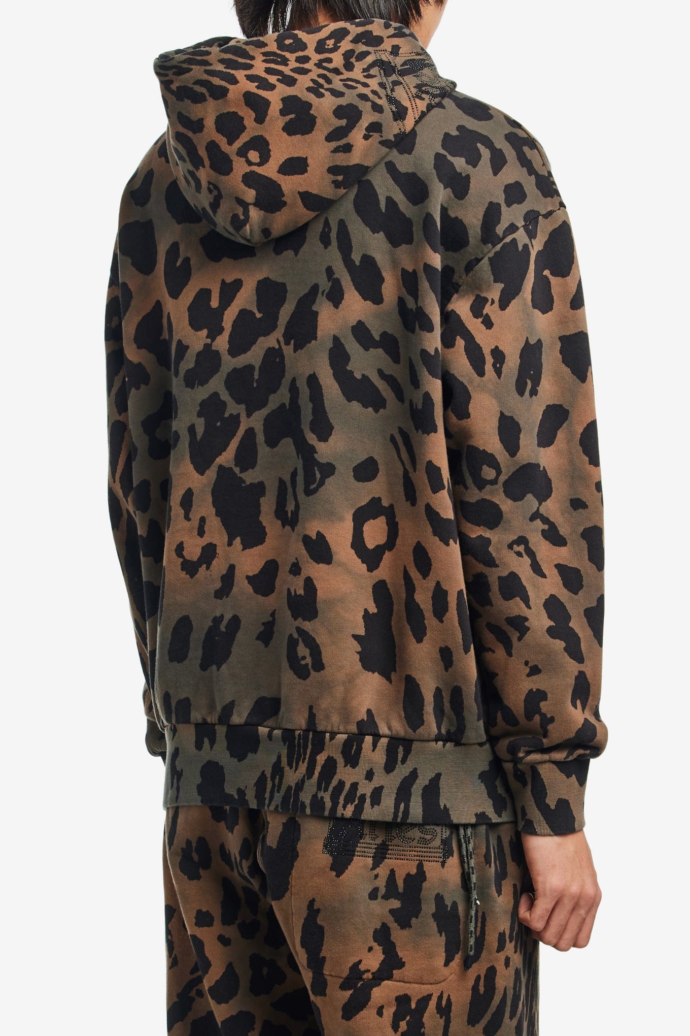 ARIES LEOPARD TIE DYE HOODIE