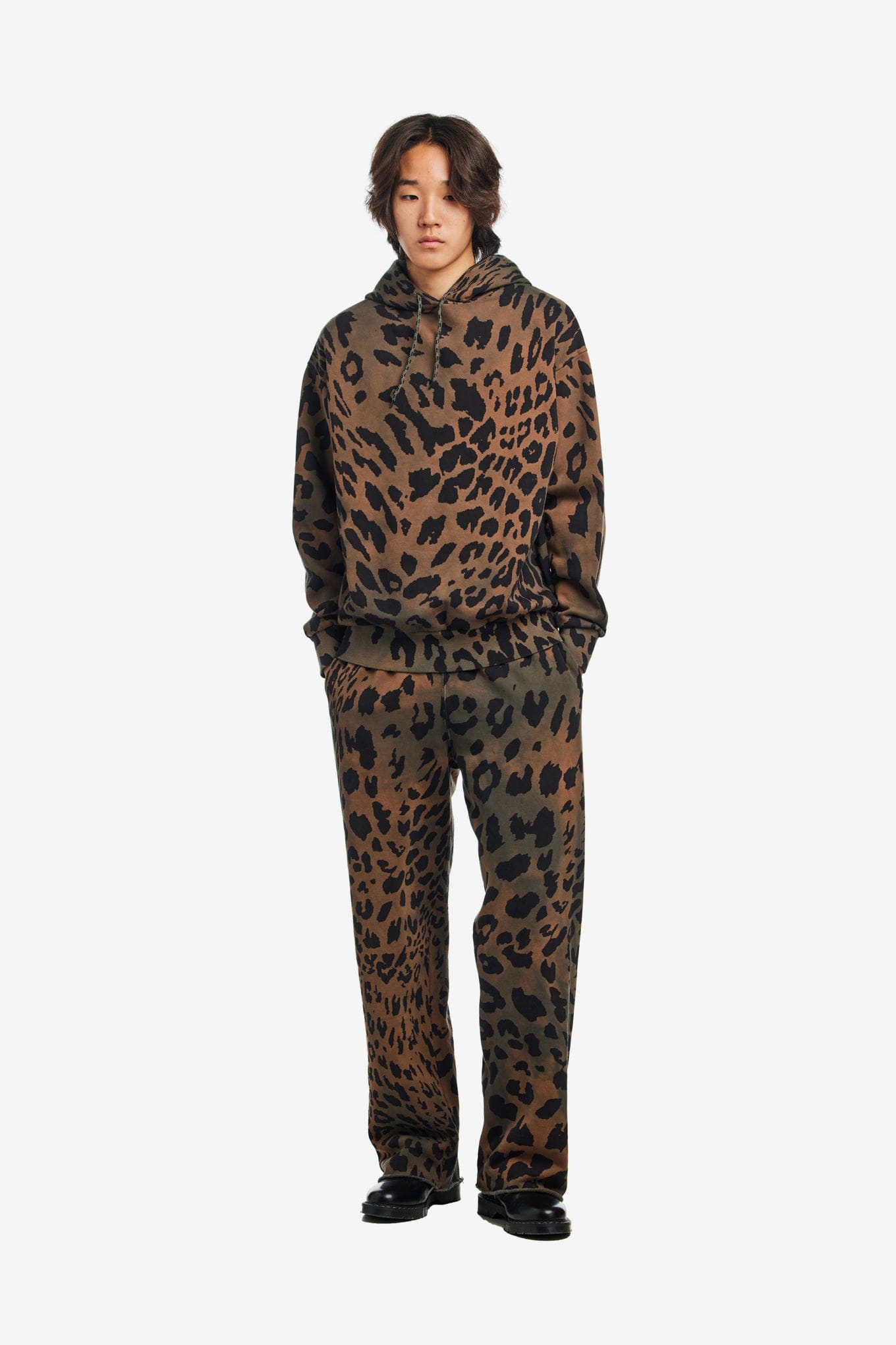 ARIES LEOPARD TIE DYE HOODIE