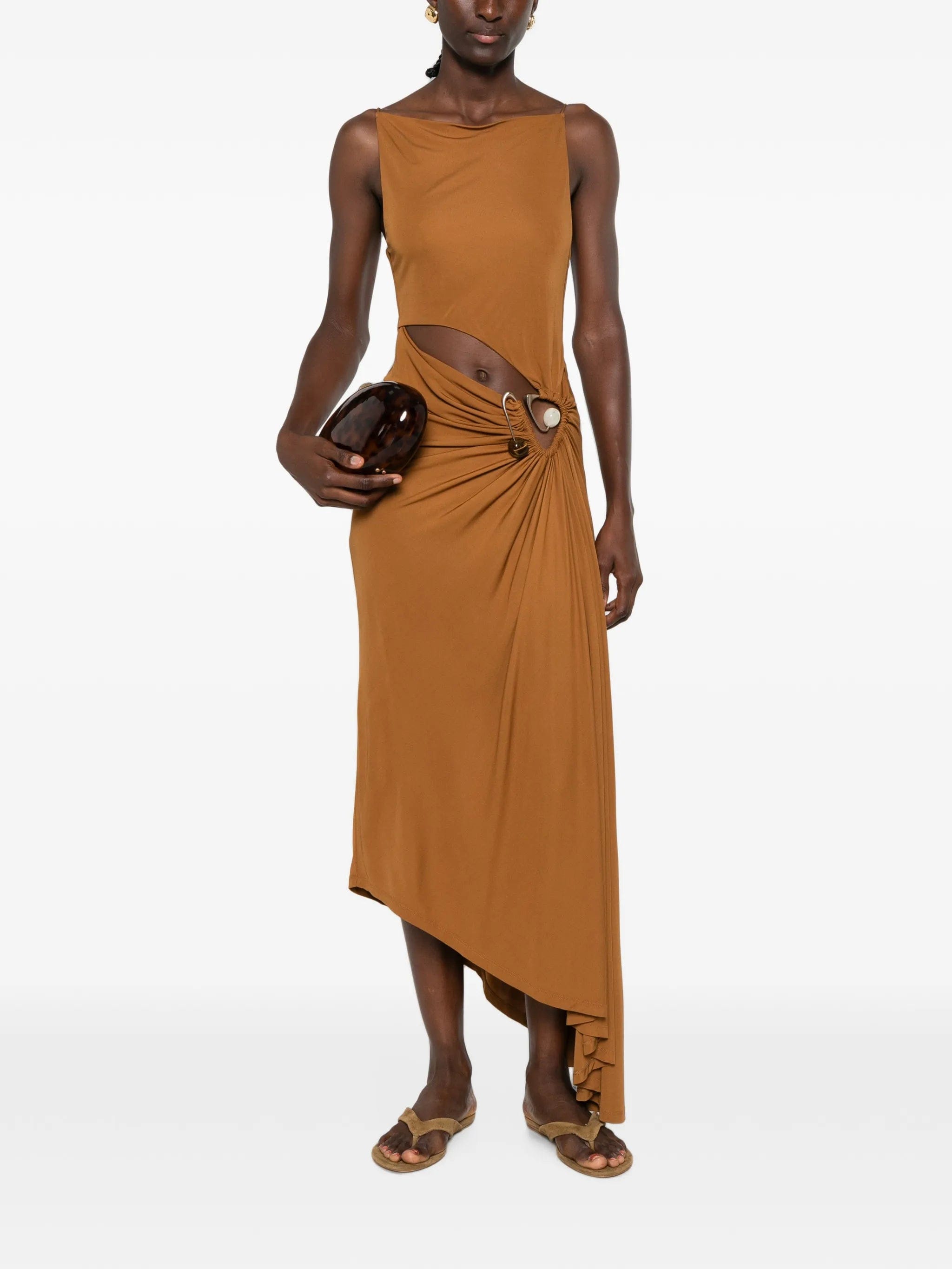 Christopher Esber boat - neck dress