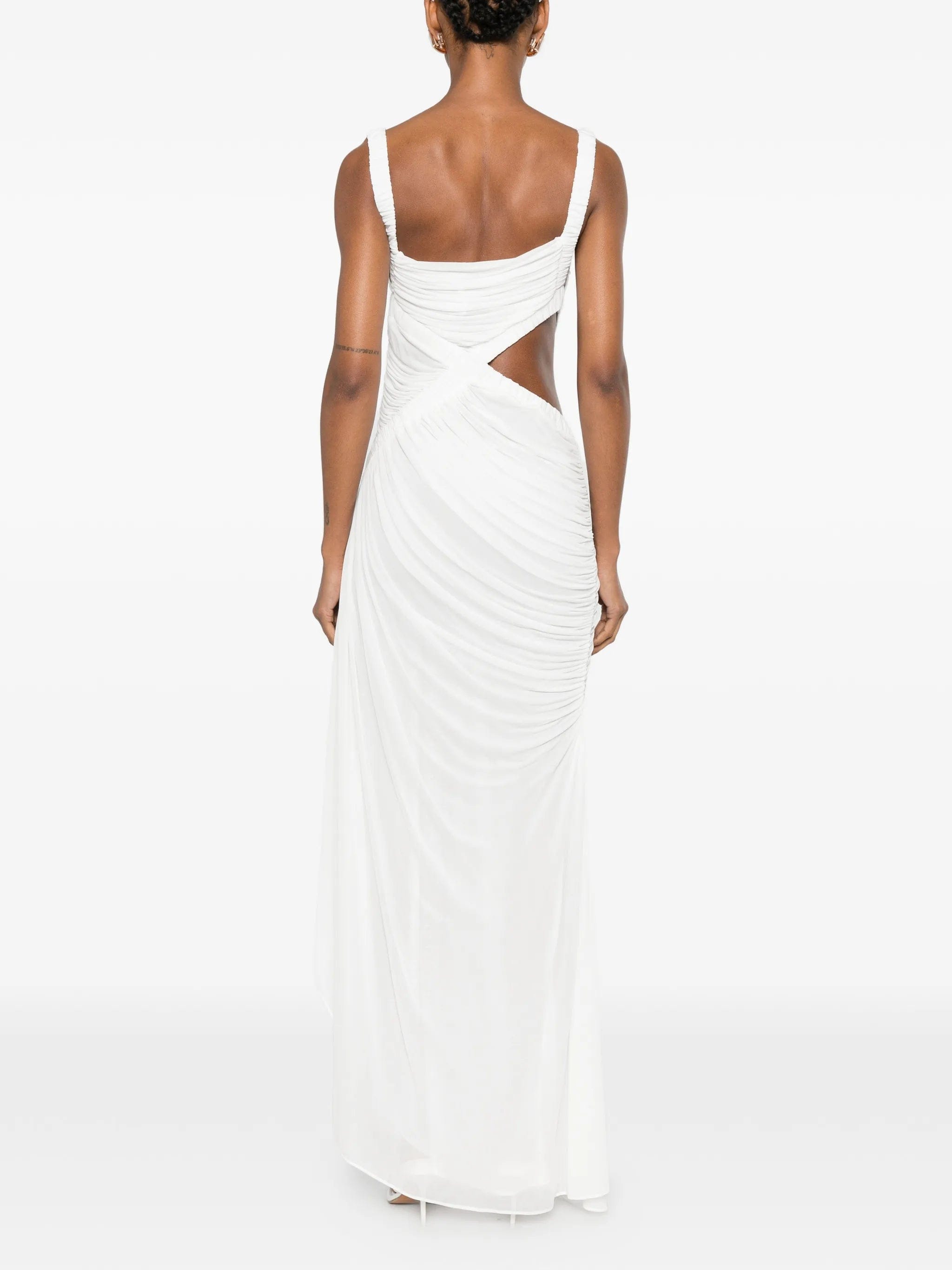Christopher Esber Theia ruched cutout dress
