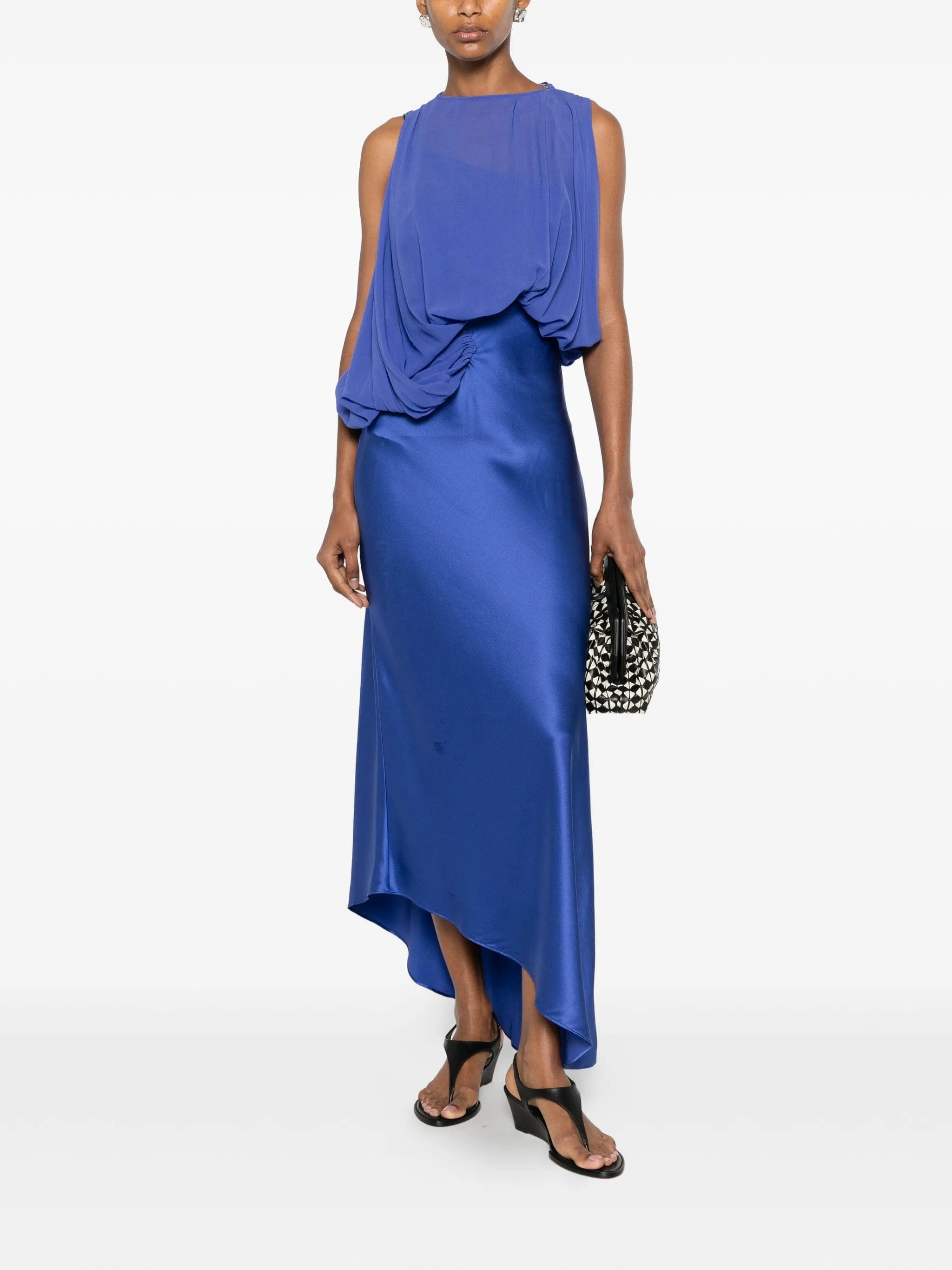 Christopher Esber Cumulus draped midi dress