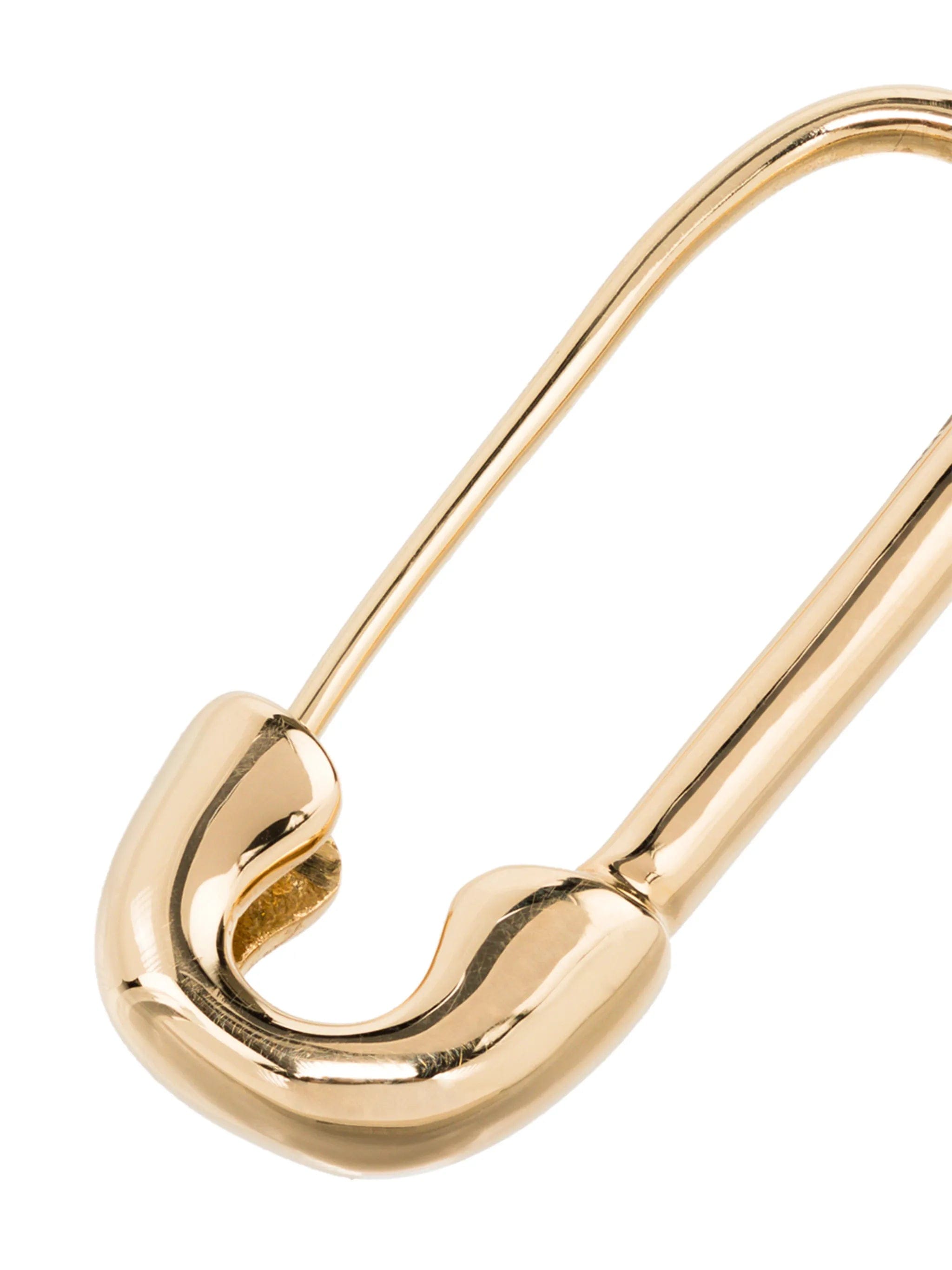 Anita Ko 18kt yellow gold Safety Pin earring