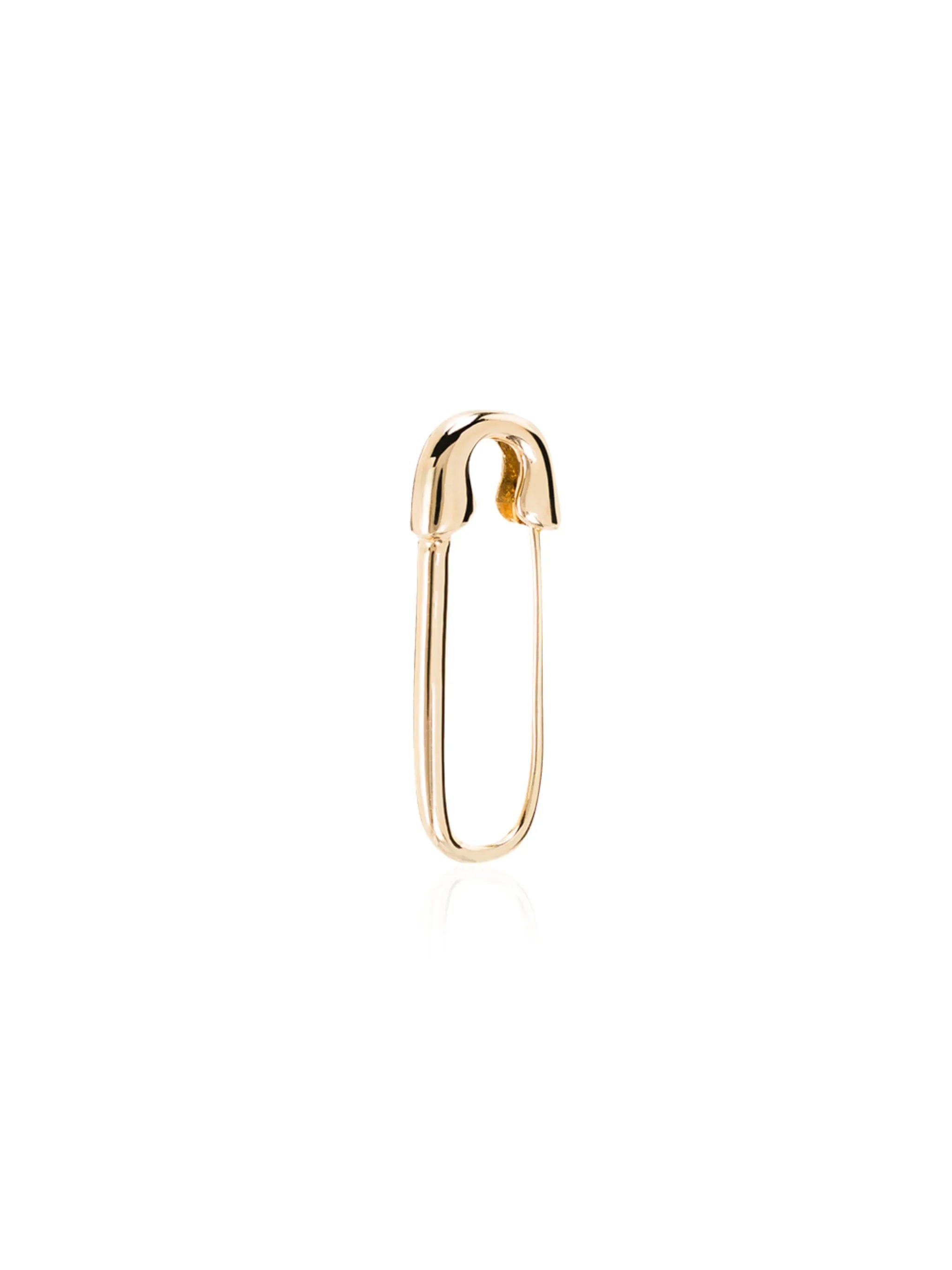 Anita Ko 18kt yellow gold Safety Pin earring