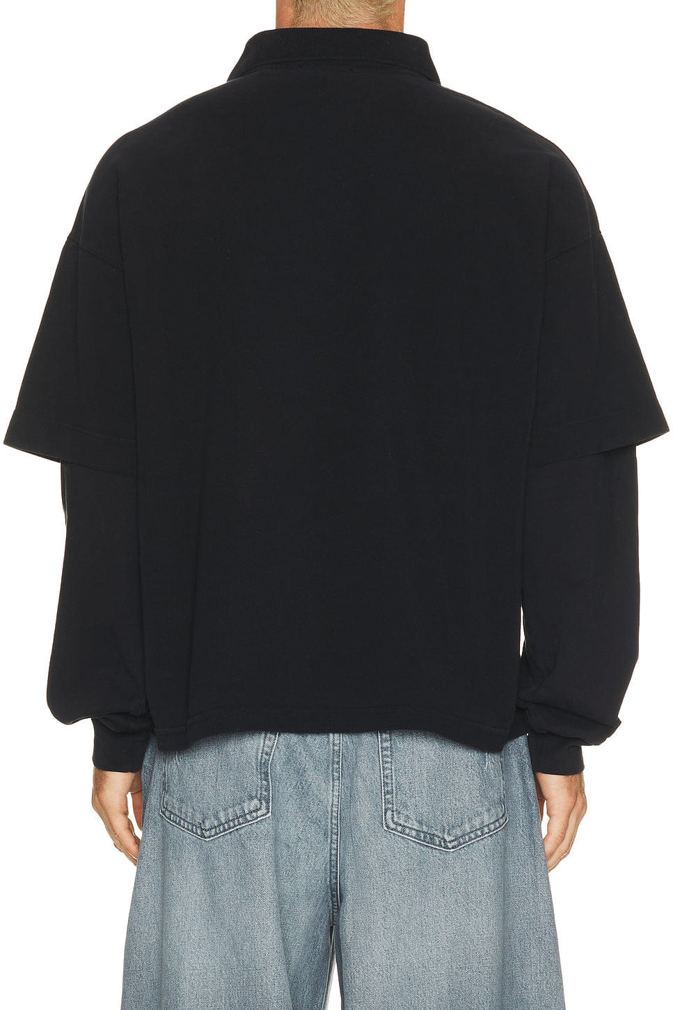 Agolde Curren Double Sleeve Polo