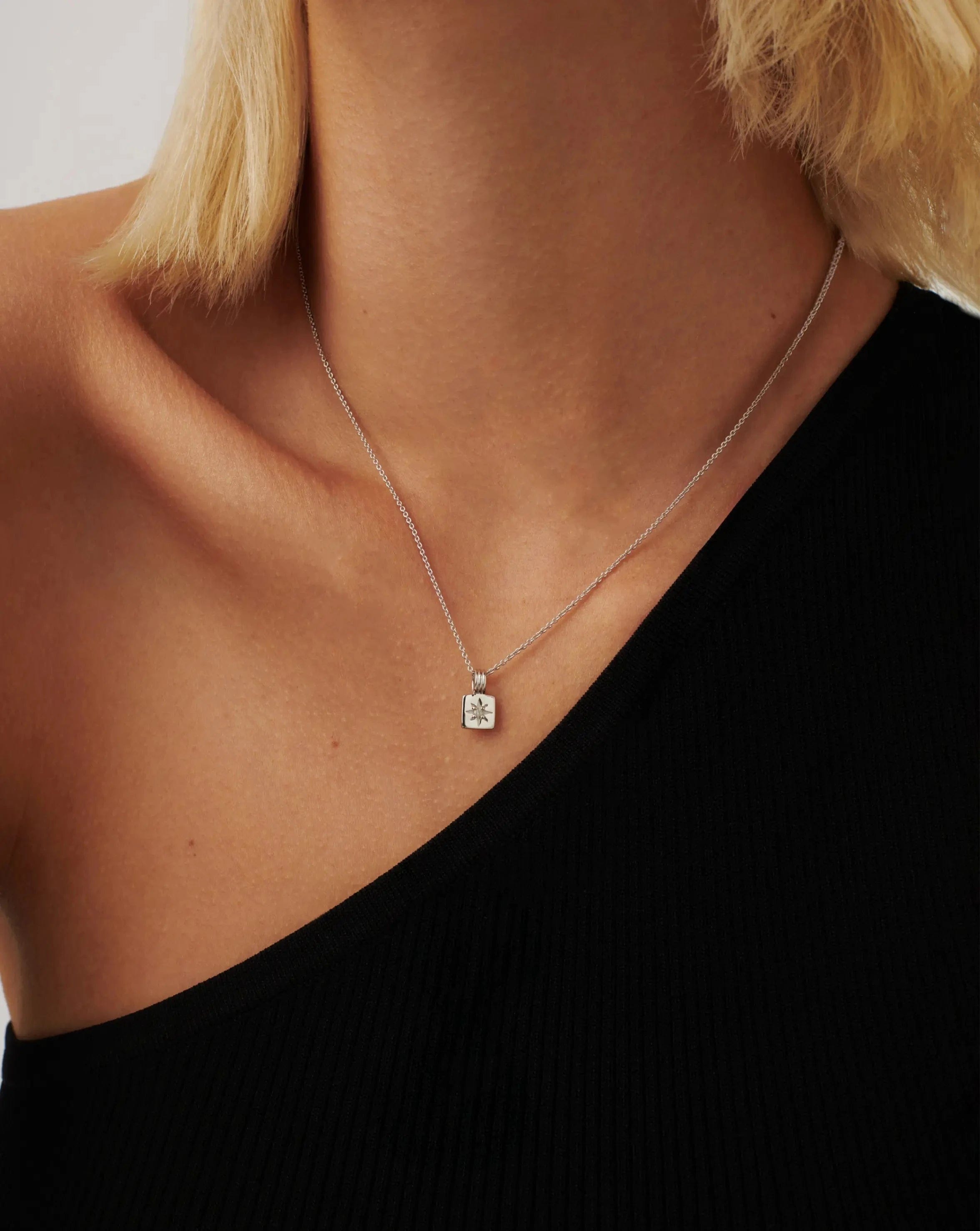 Missoma Mini Star Ridge Pendant Necklace | Sterling Silver