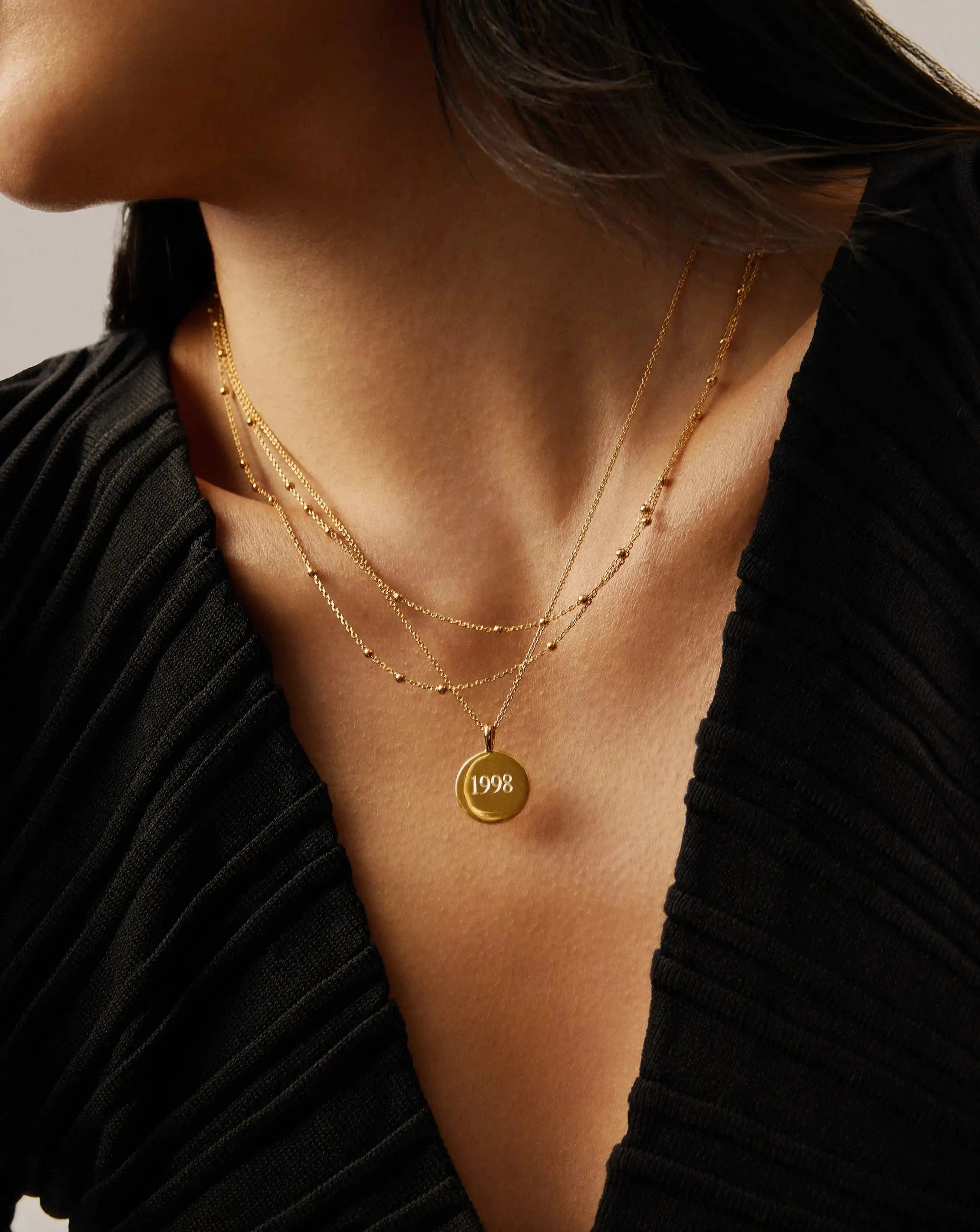 Missoma Engravable Round Necklace