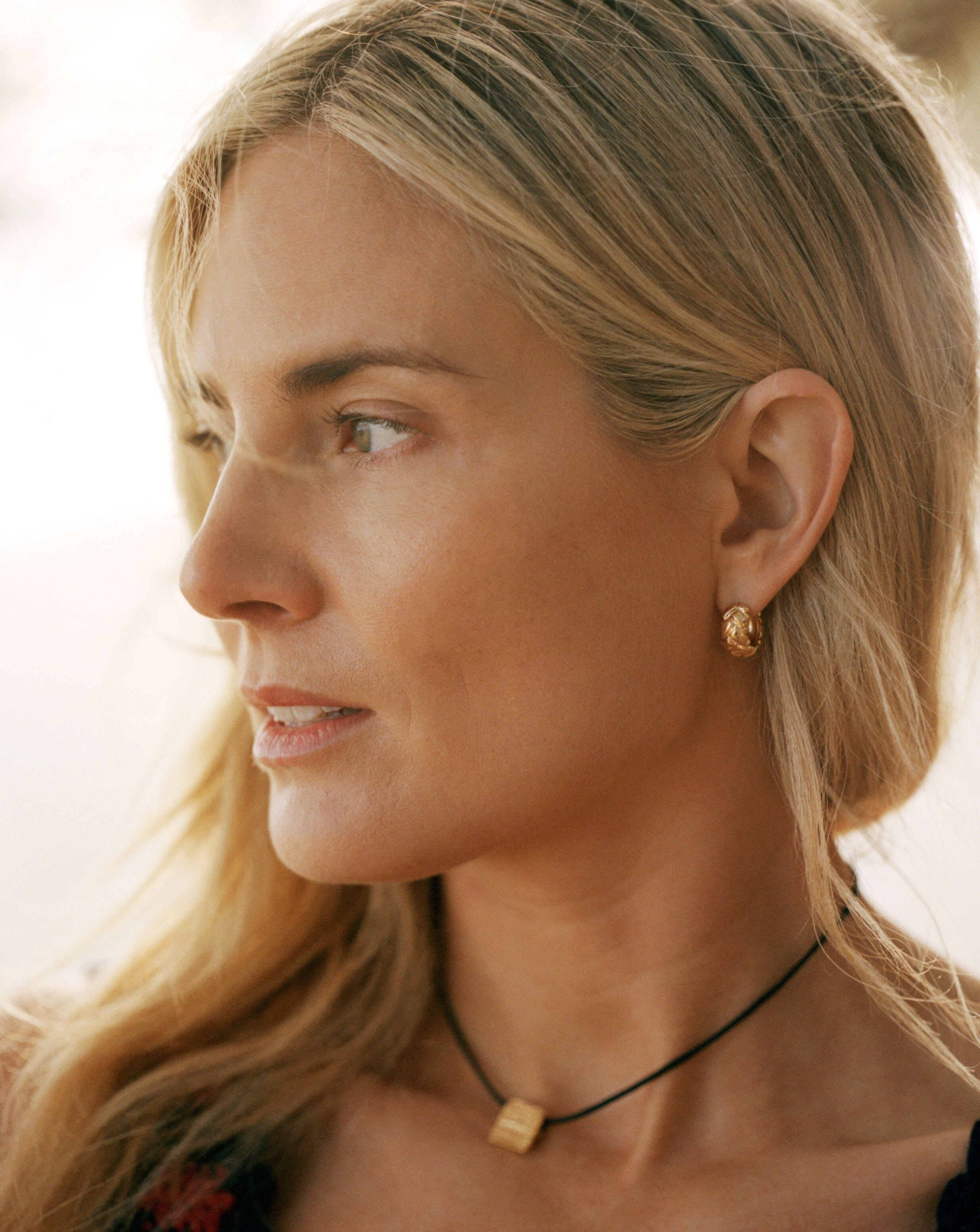 Missoma Lucy Williams Waffle Mini Hoop Earrings | 18ct Gold Vermeil