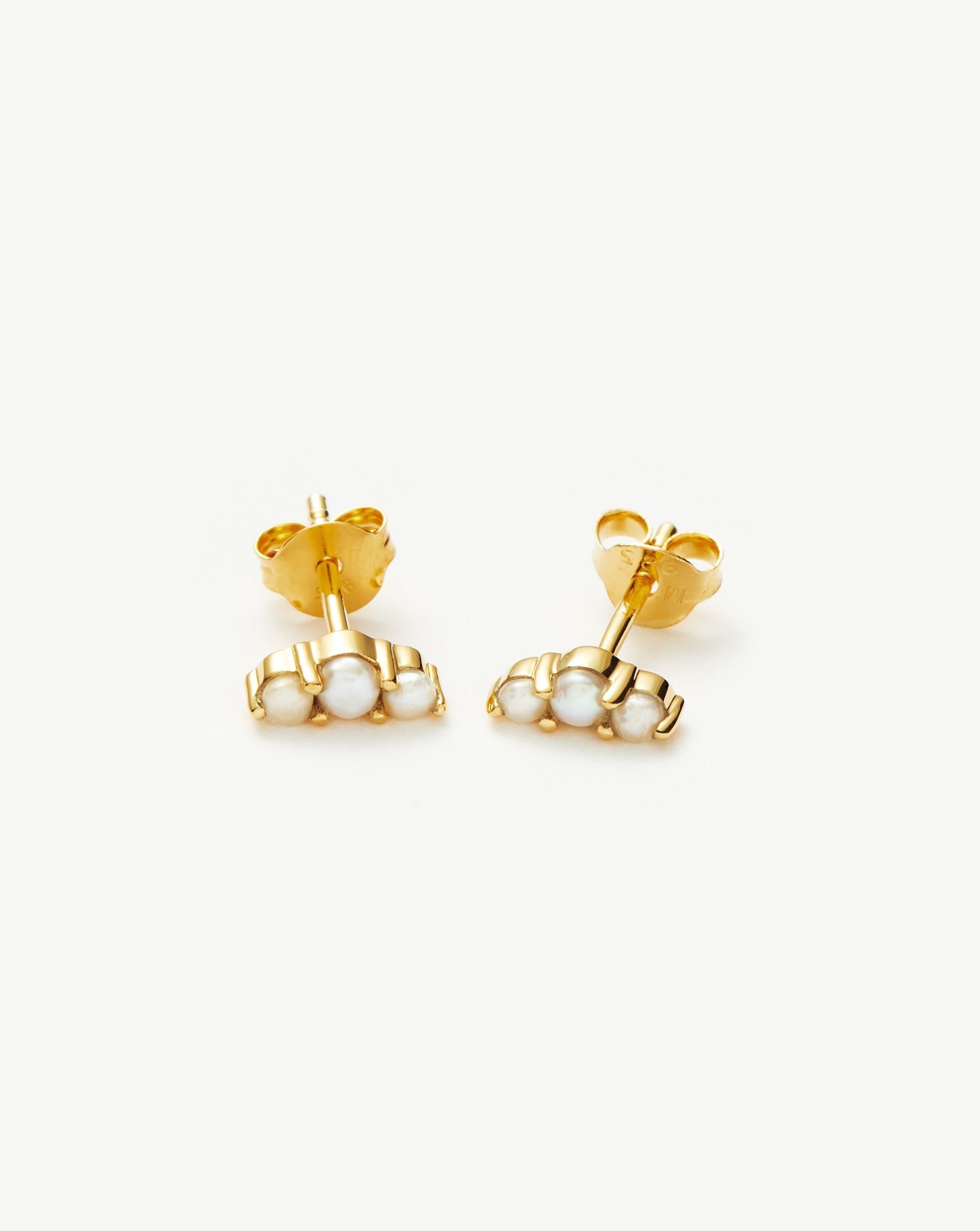 Missoma Trio Stud Earrings