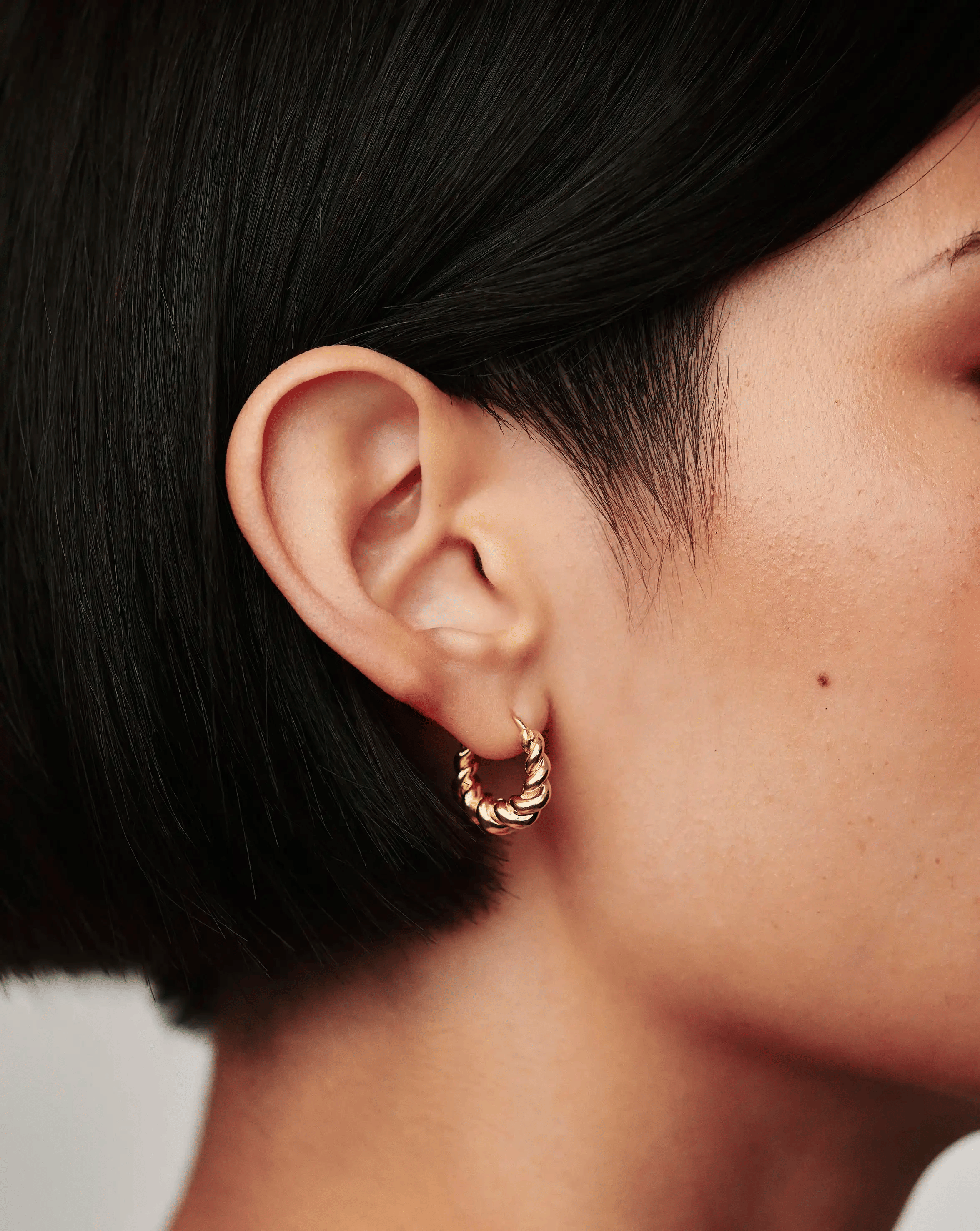 Missoma Small Tidal Hoop Earrings | 18ct Gold Vermeil