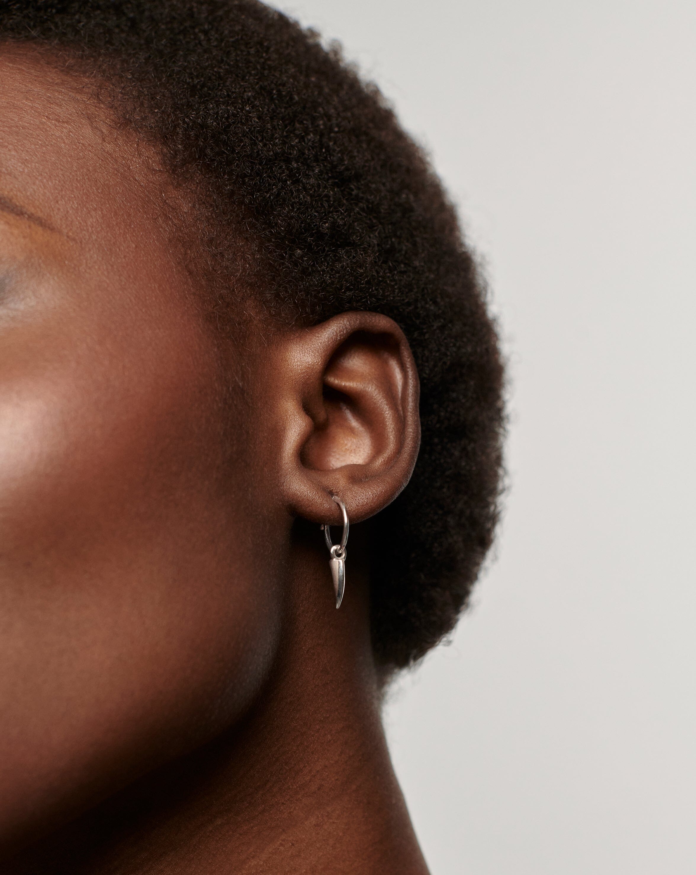 Missoma Mini Claw Charm Hoop Earrings