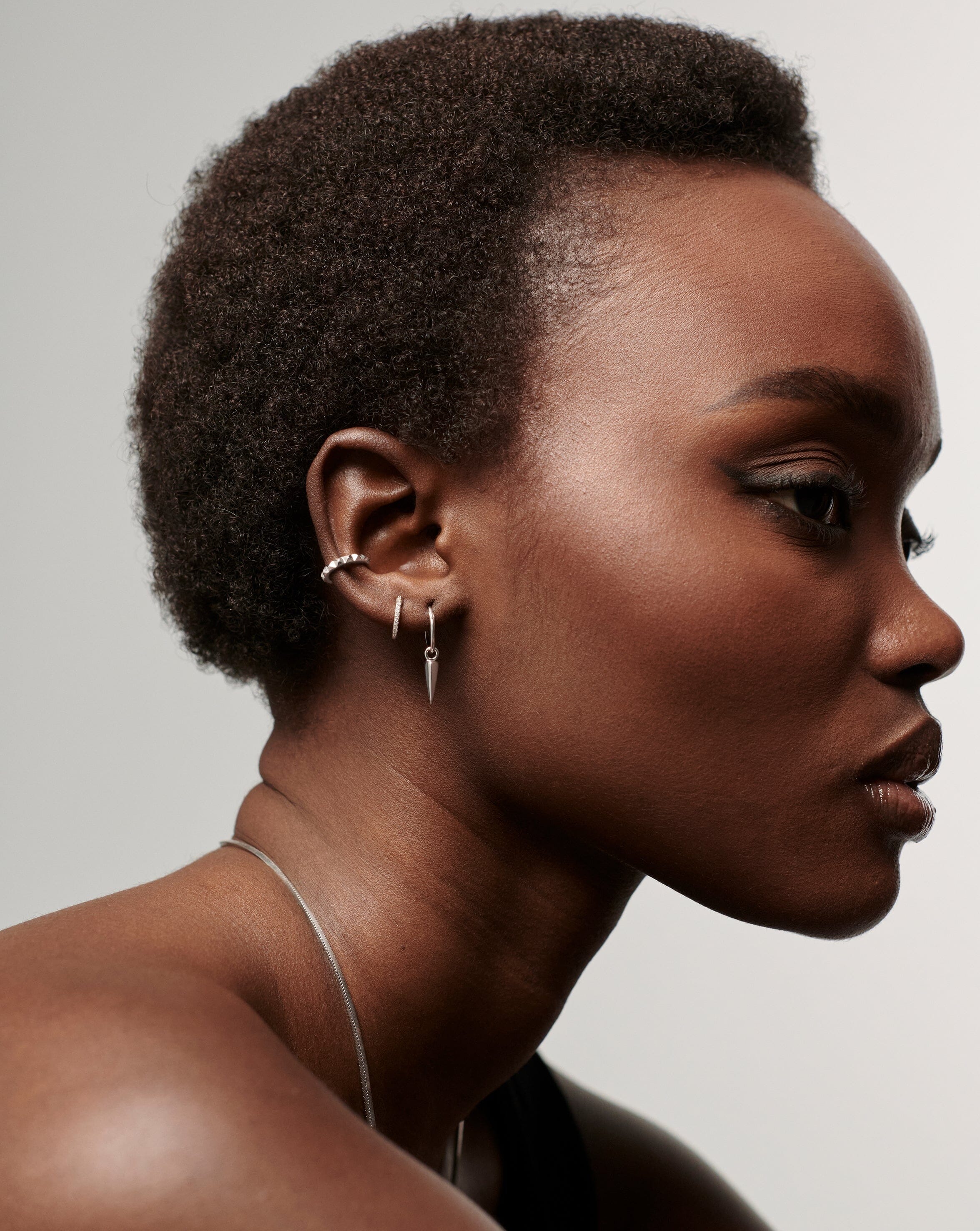Missoma Mini Claw Charm Hoop Earrings