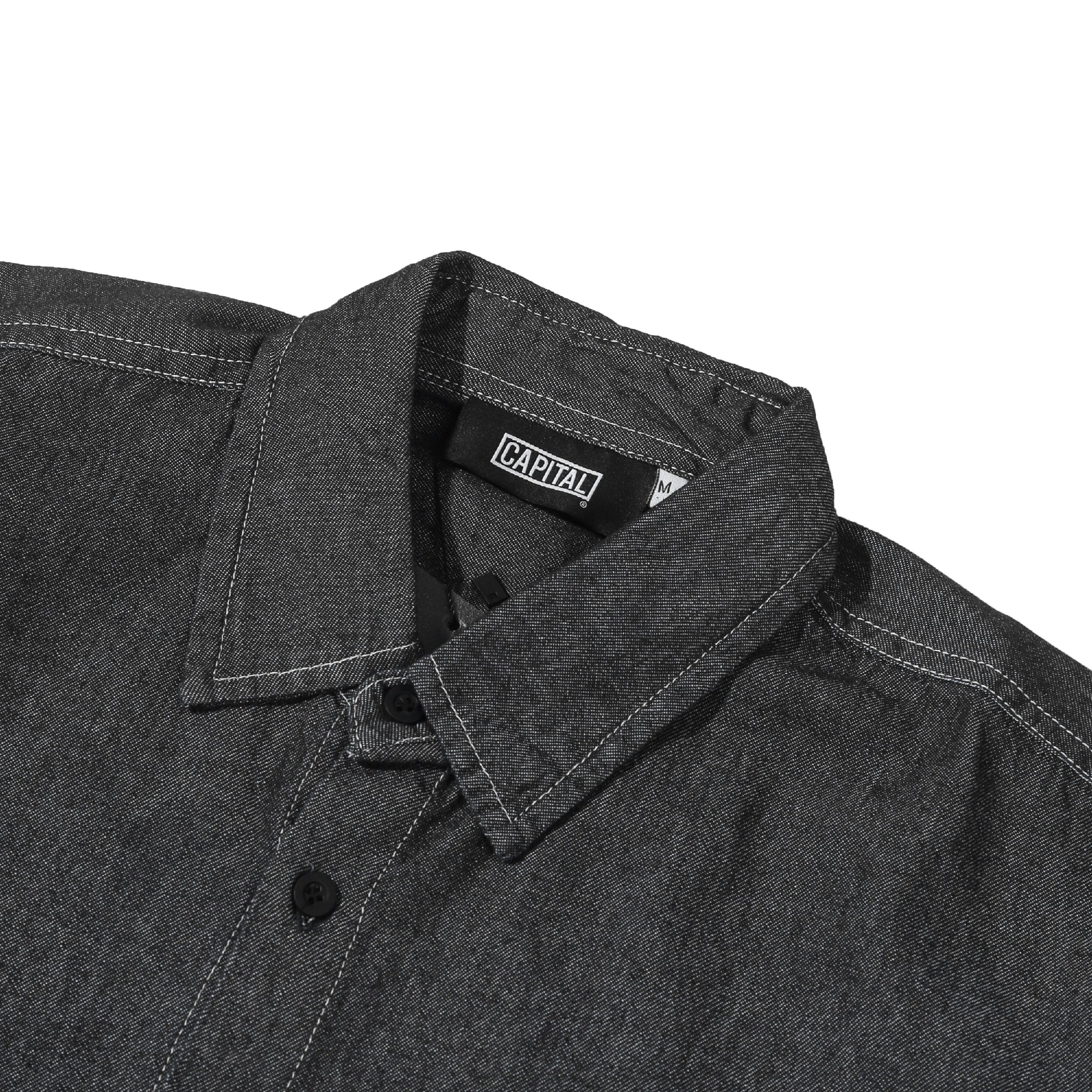 Capital Denim Ash Shirt - Black