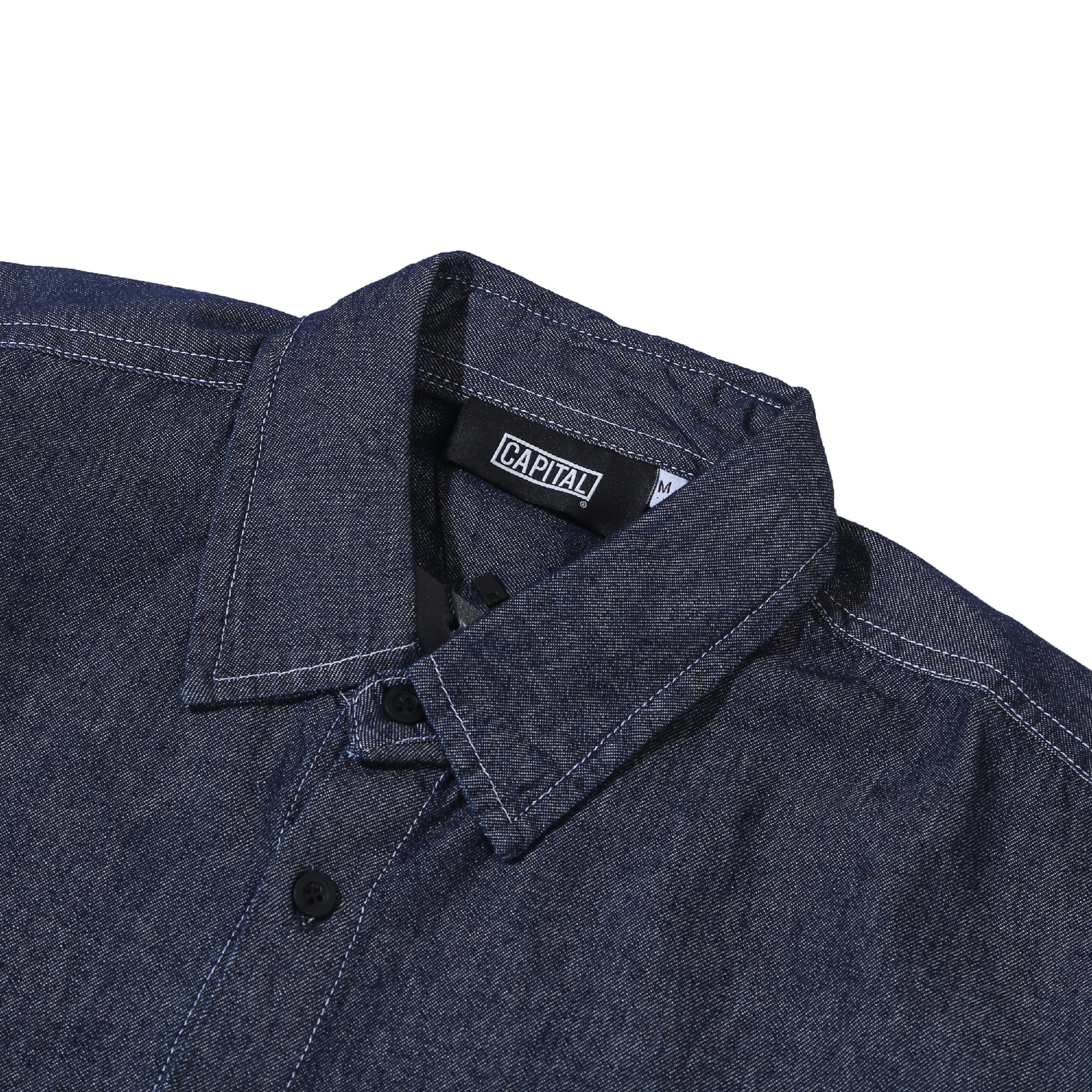 Capital Denim Ash Shirt - Navy