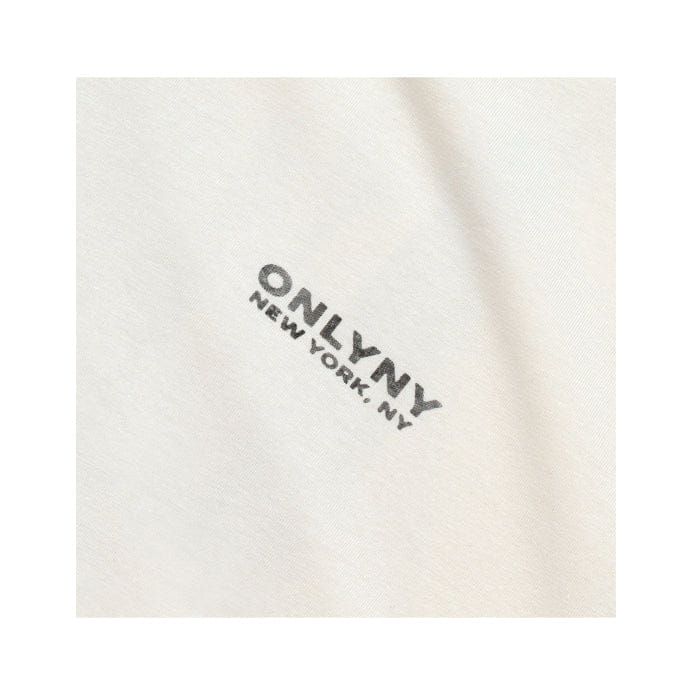 ONLY NY GREENWICH CHARCOAL LONG SLEEVE T - SHIRT