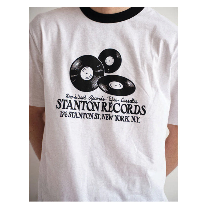 ONLY NY STANTON RECORDS RINGER T - SHIRT
