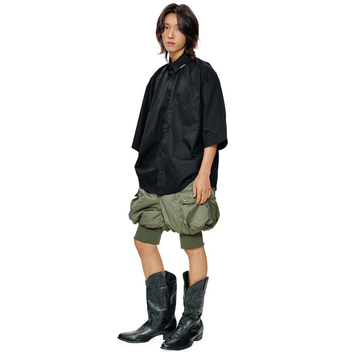 BLANC Studio CANOPY OVERSIZE SHORT SLEEVE BLACK