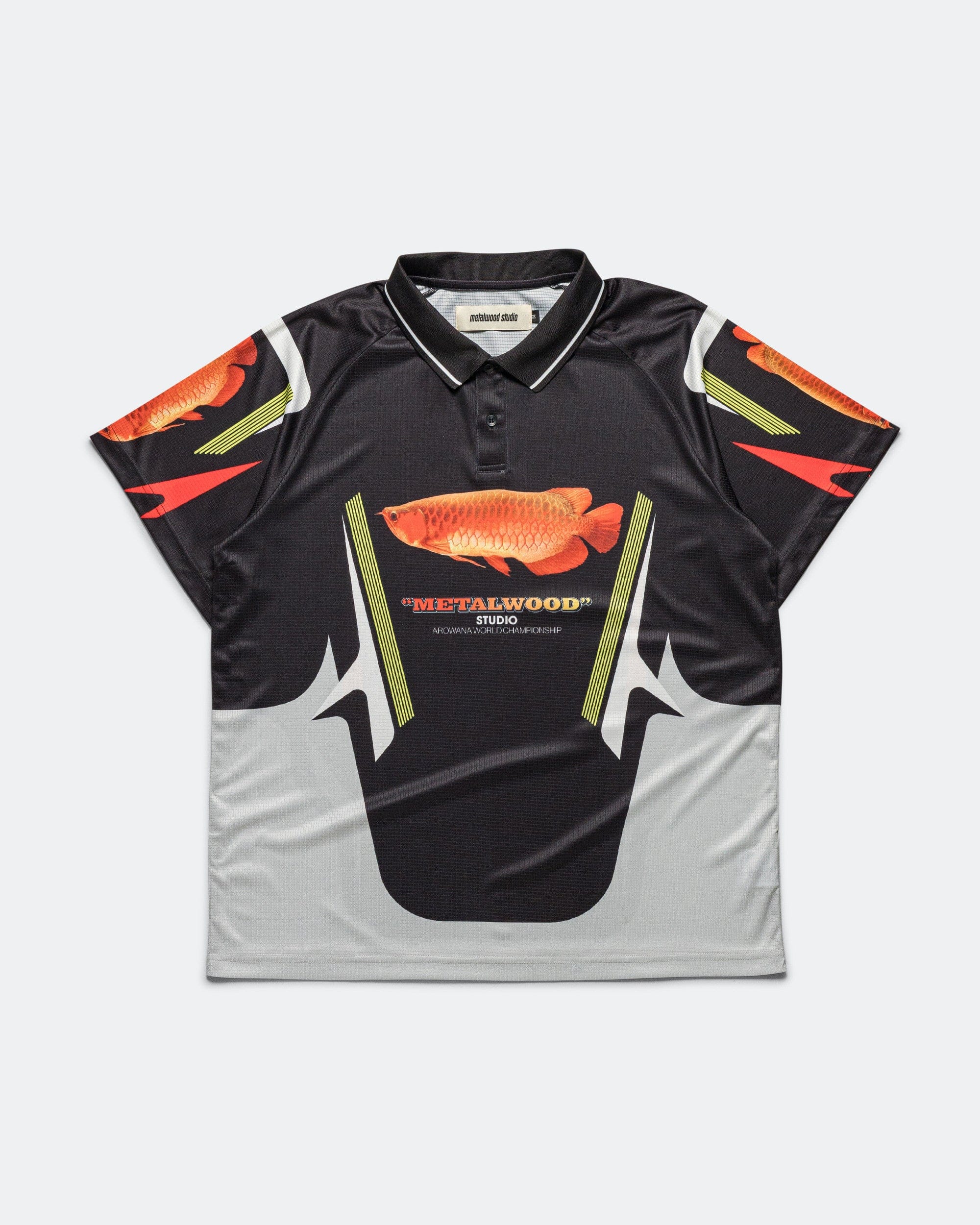 Metalwood Arowana Sport Polo - Black