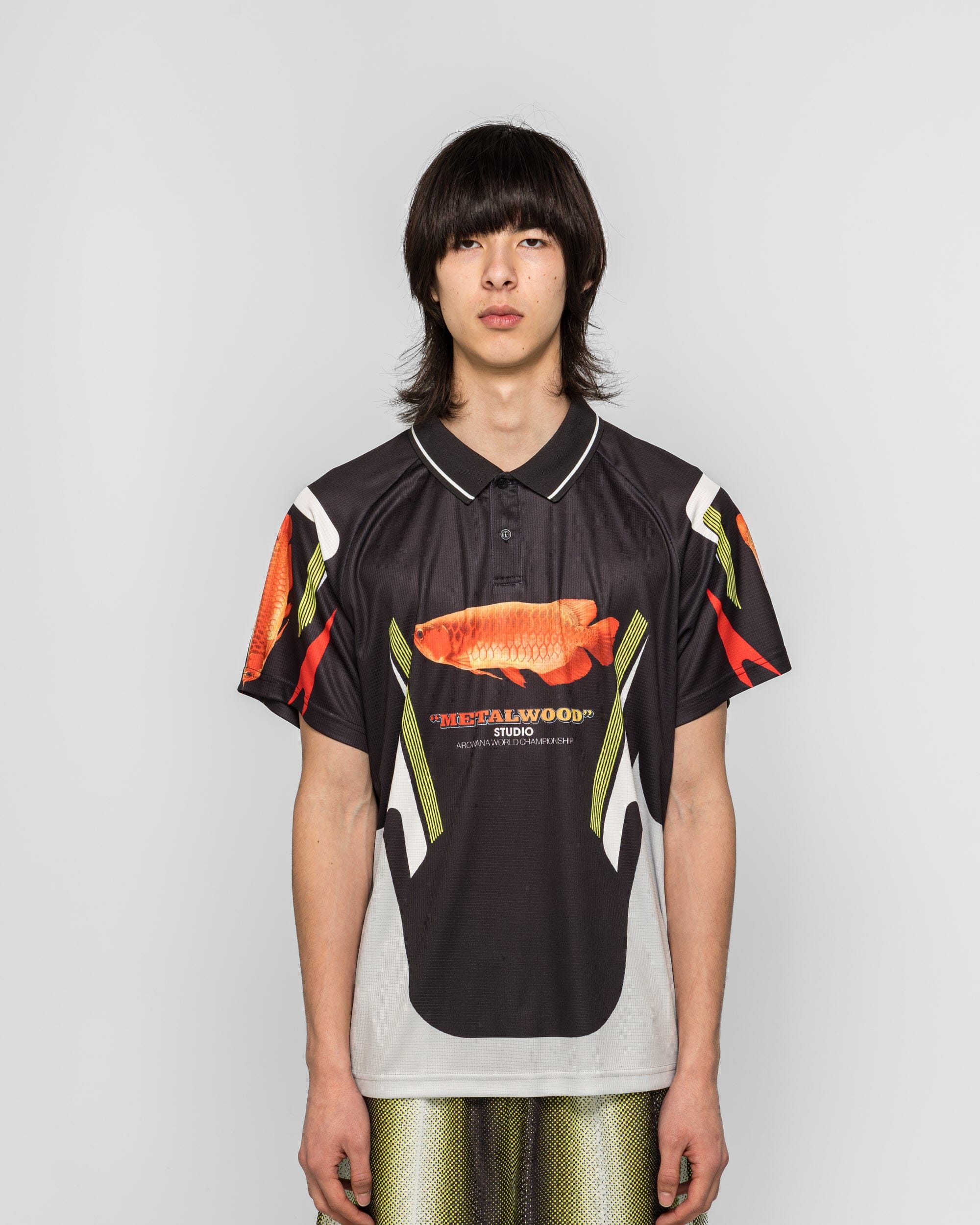 Metalwood Arowana Sport Polo - Black