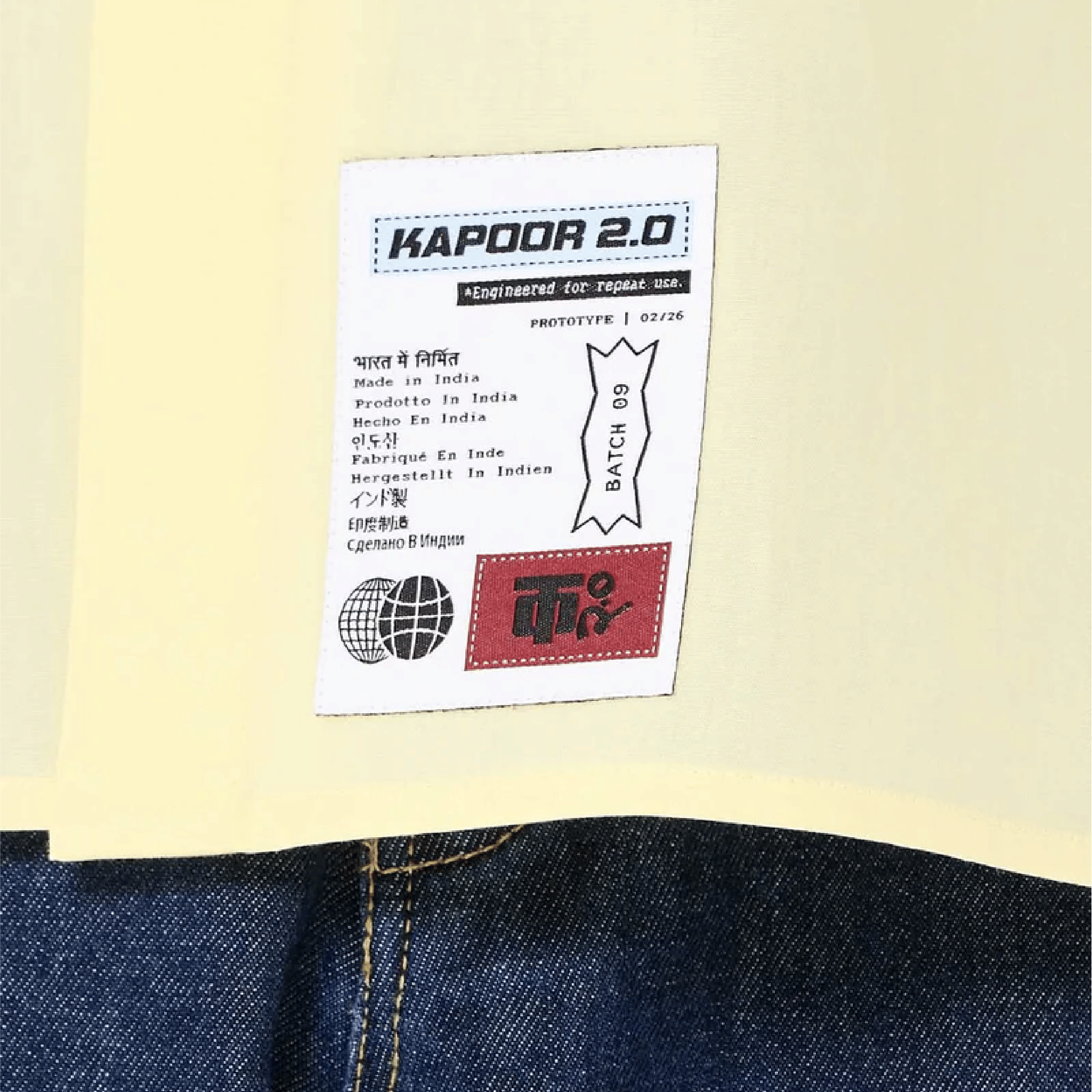 Kapoor 2.O Logo Desk Shirt (Yellow)