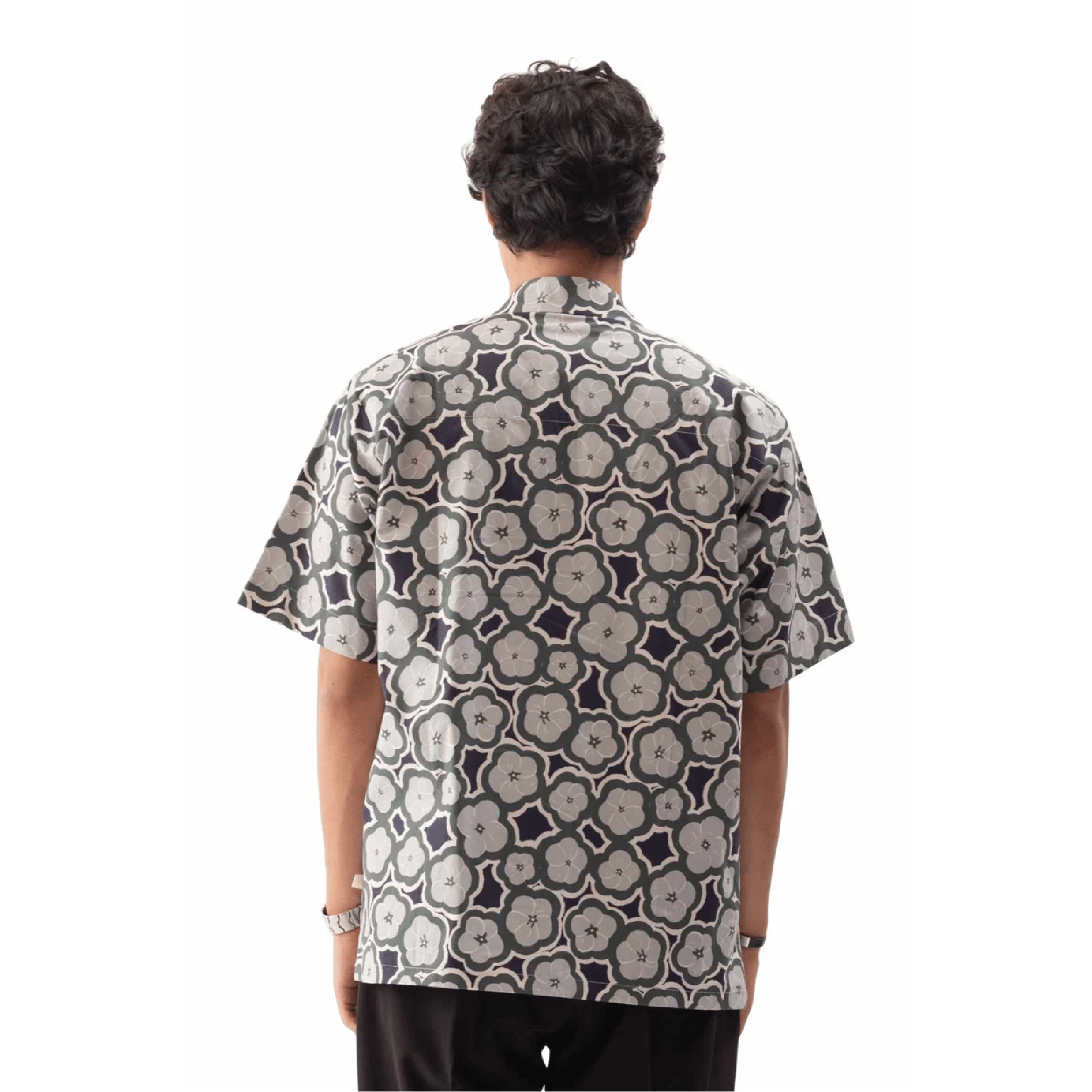 PRKHR FLORAL PRINT CAMP SHIRT