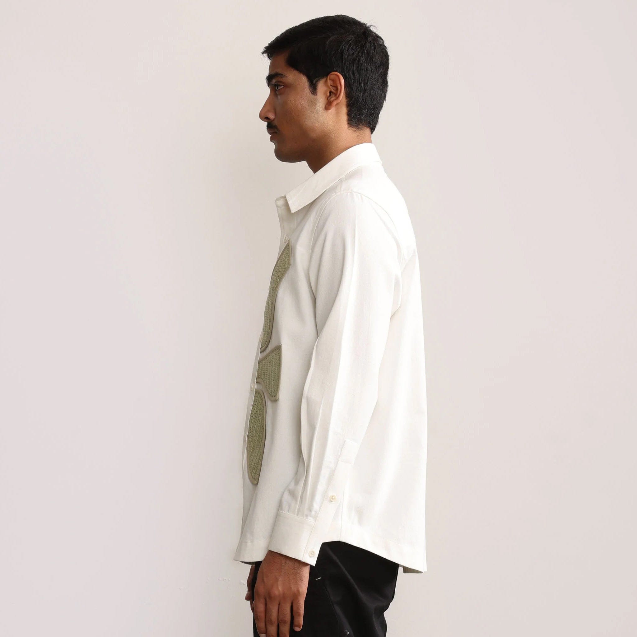 MARGN VERTEBRAE SYMBOLIC SHIRT LS (OFF WHITE)