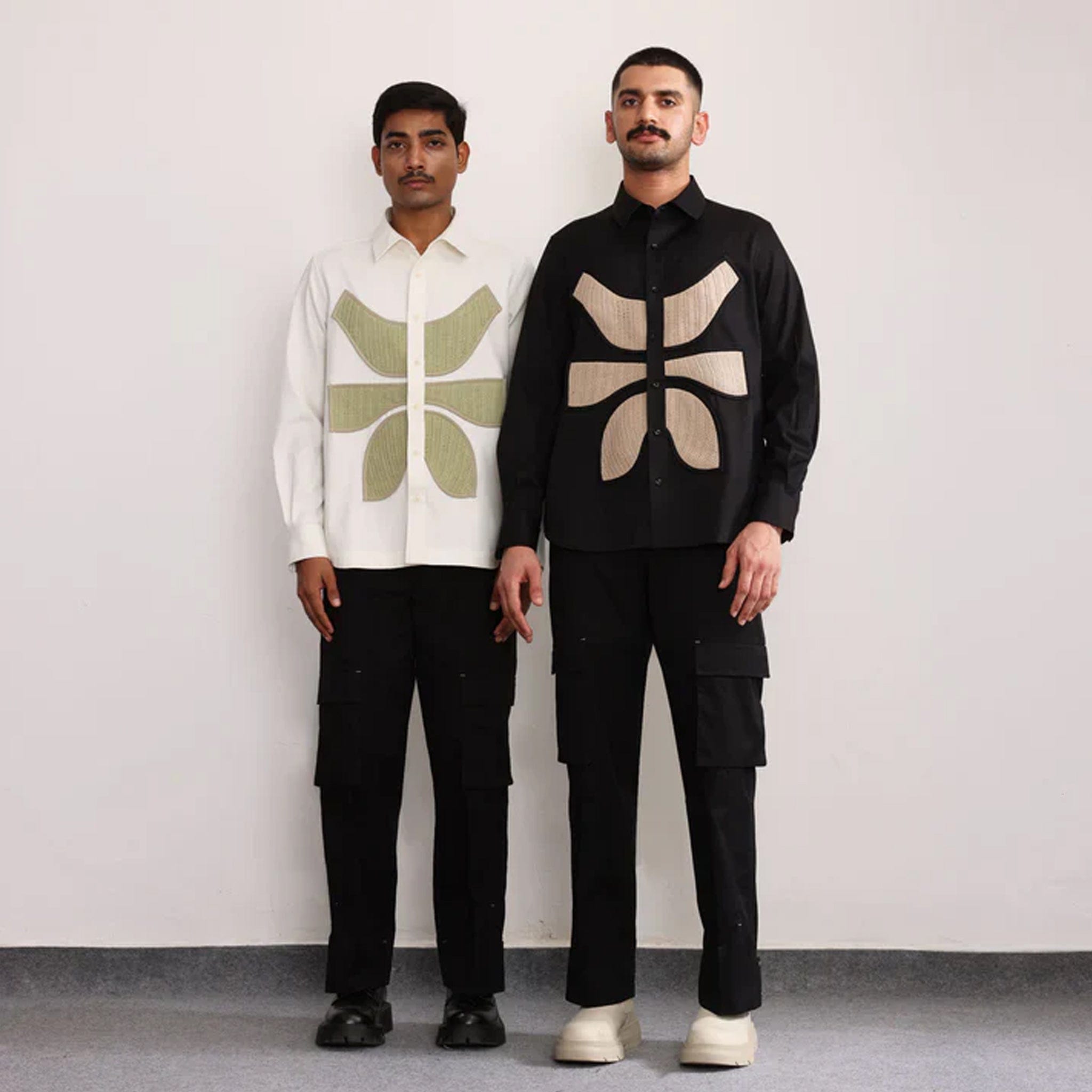 MARGN VERTEBRAE SYMBOLIC SHIRT LS (OFF WHITE)