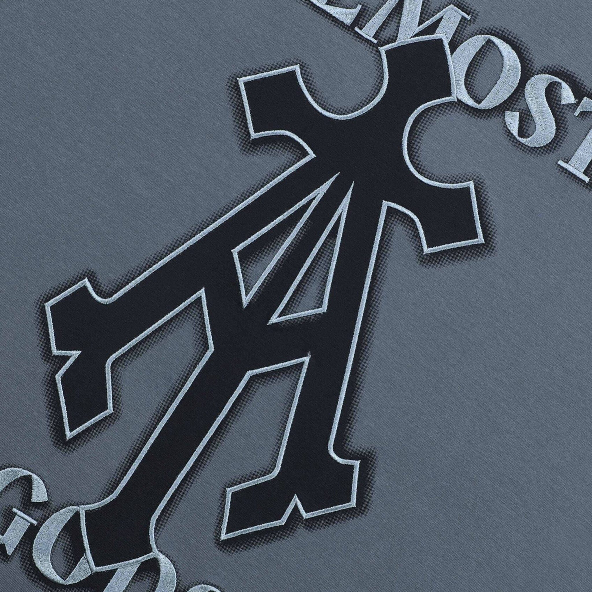 Almost Gods ALPHA CROSS SPRAY PAINT T-Shirt (GREY)