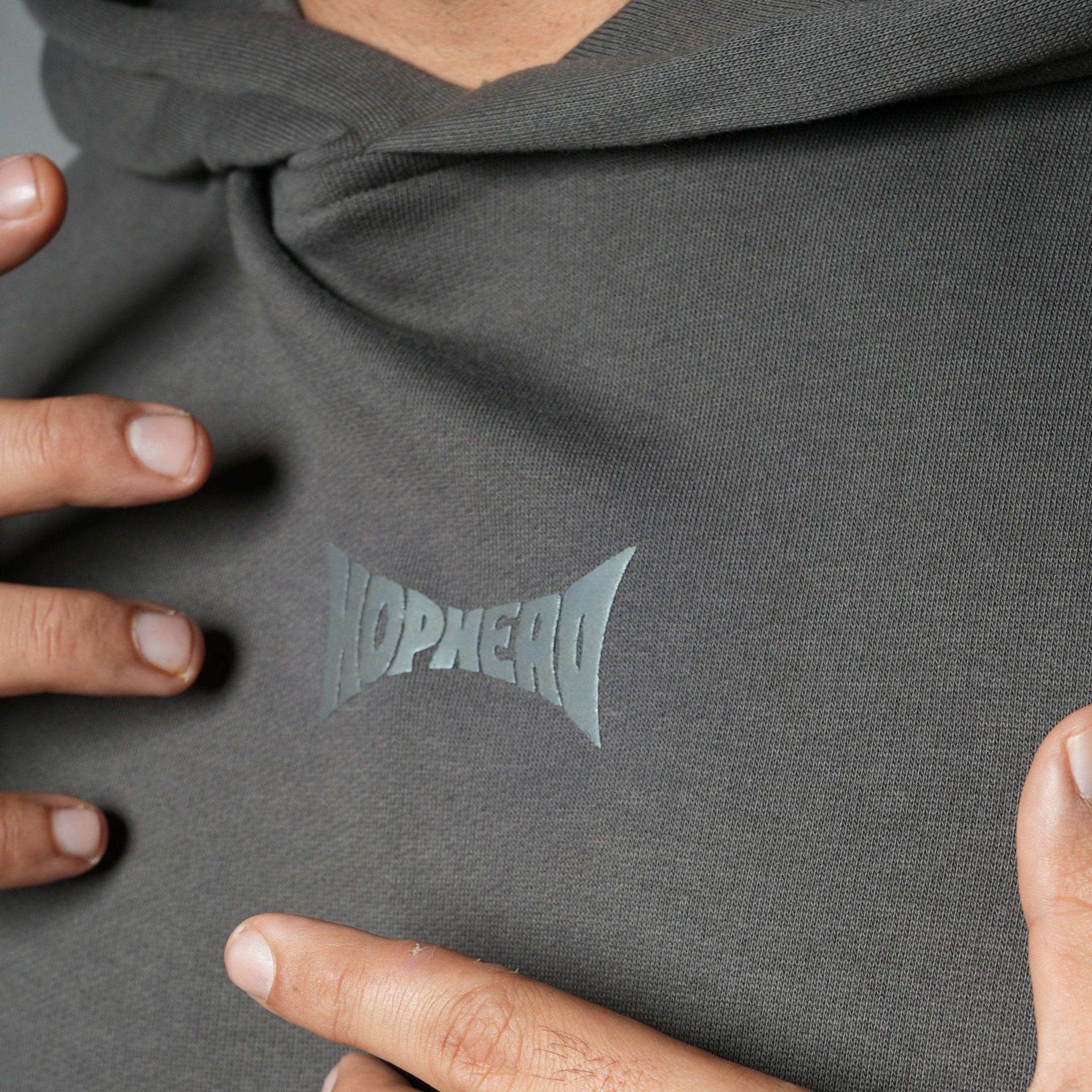 Hophead CHARCOAL AXIS SLEEVELESS HOODIE