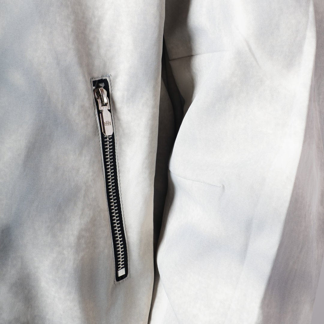 WHITE CLOUDRIP ZIPPER JACKET
