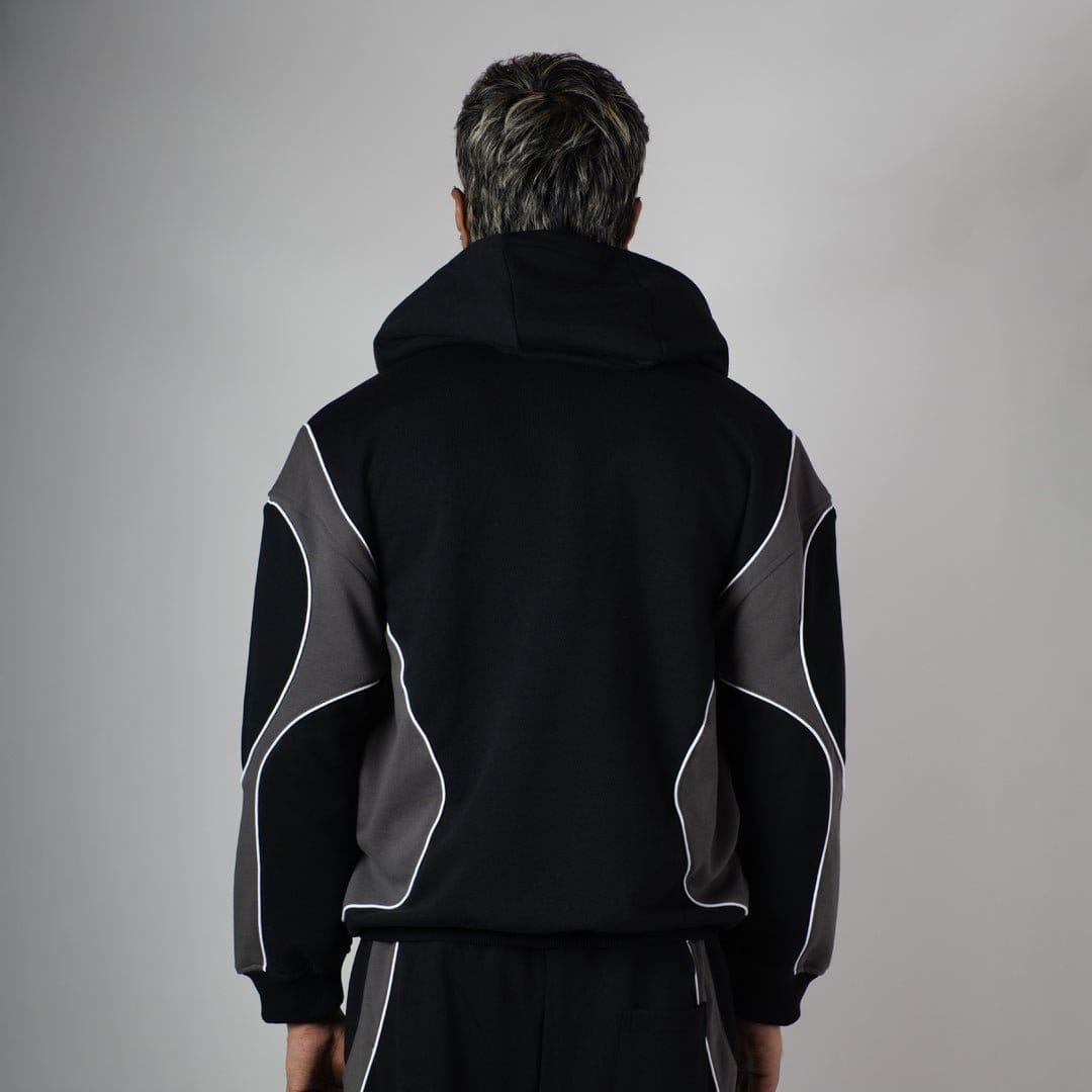 BLACKOUT SMOKELINE HEAVY ZIPPER HOODIE