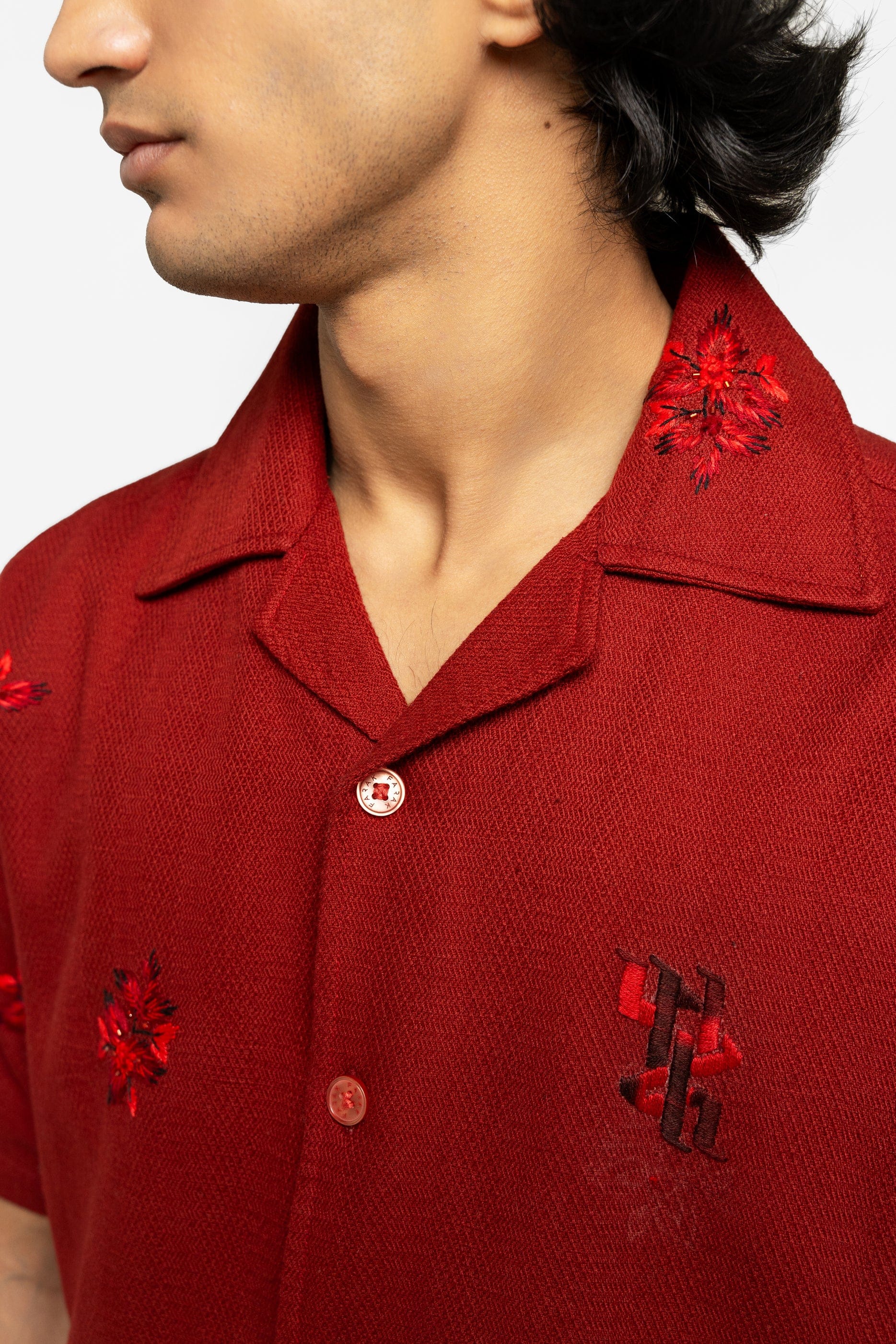 HANDMADE Crimson Handmade Shirt