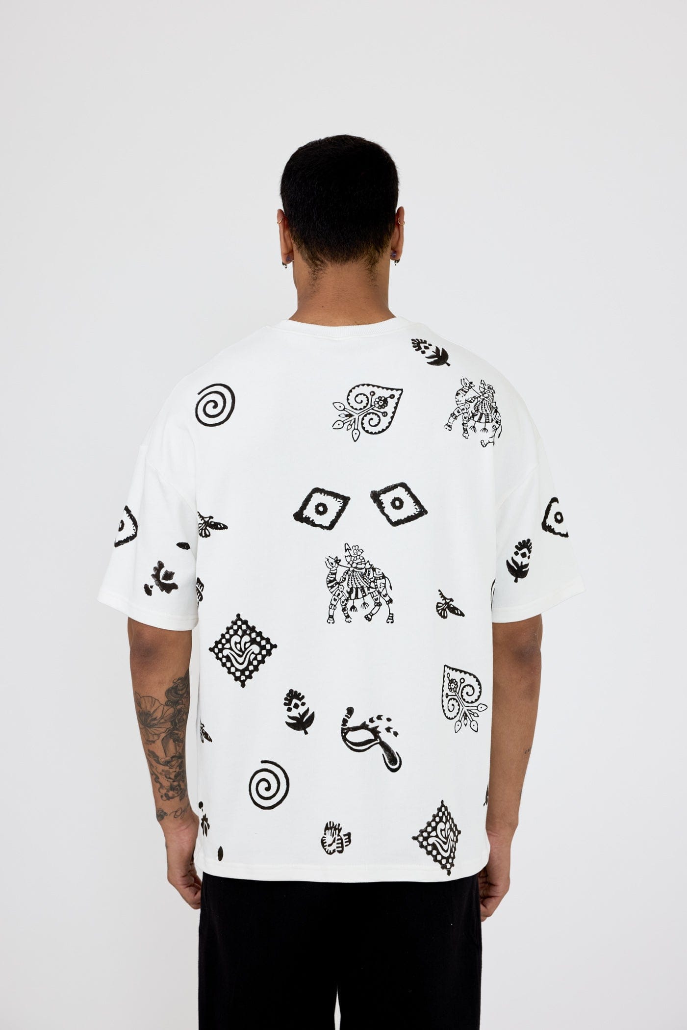 F A R A K LSD' Blockprint T - shirt