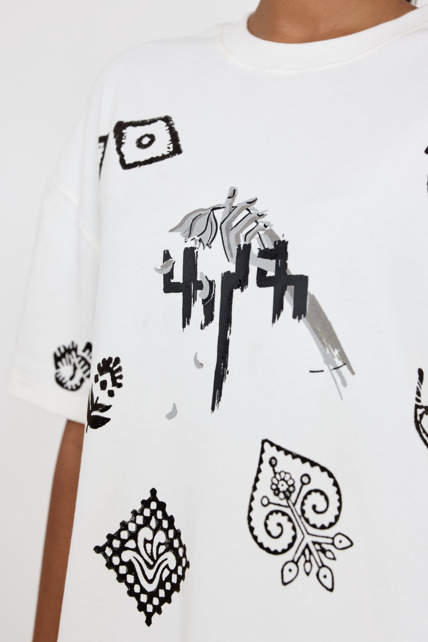 F A R A K LSD' Blockprint T - shirt