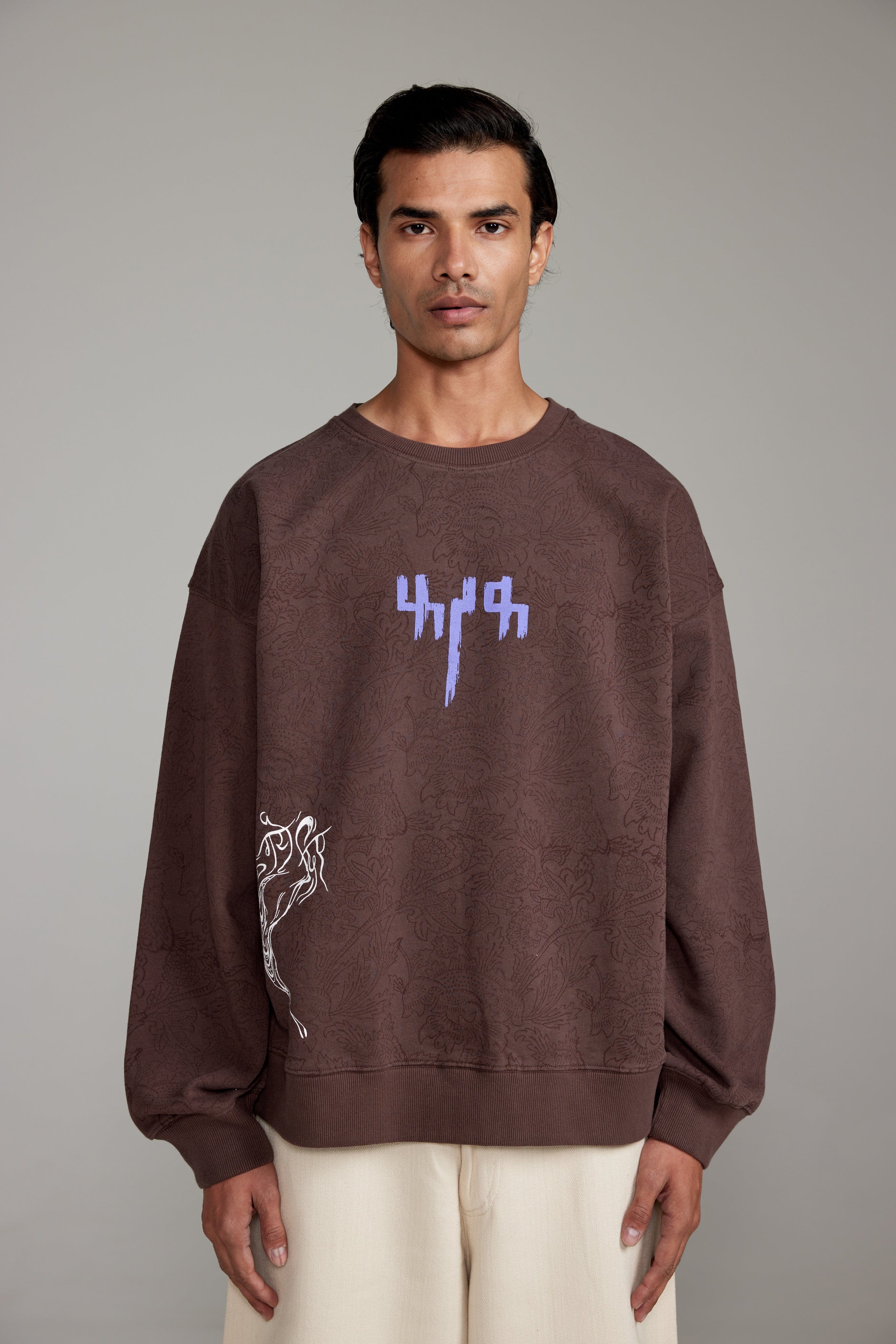 Hai Raat Akeli Hai Blockprinted Sweatshirt