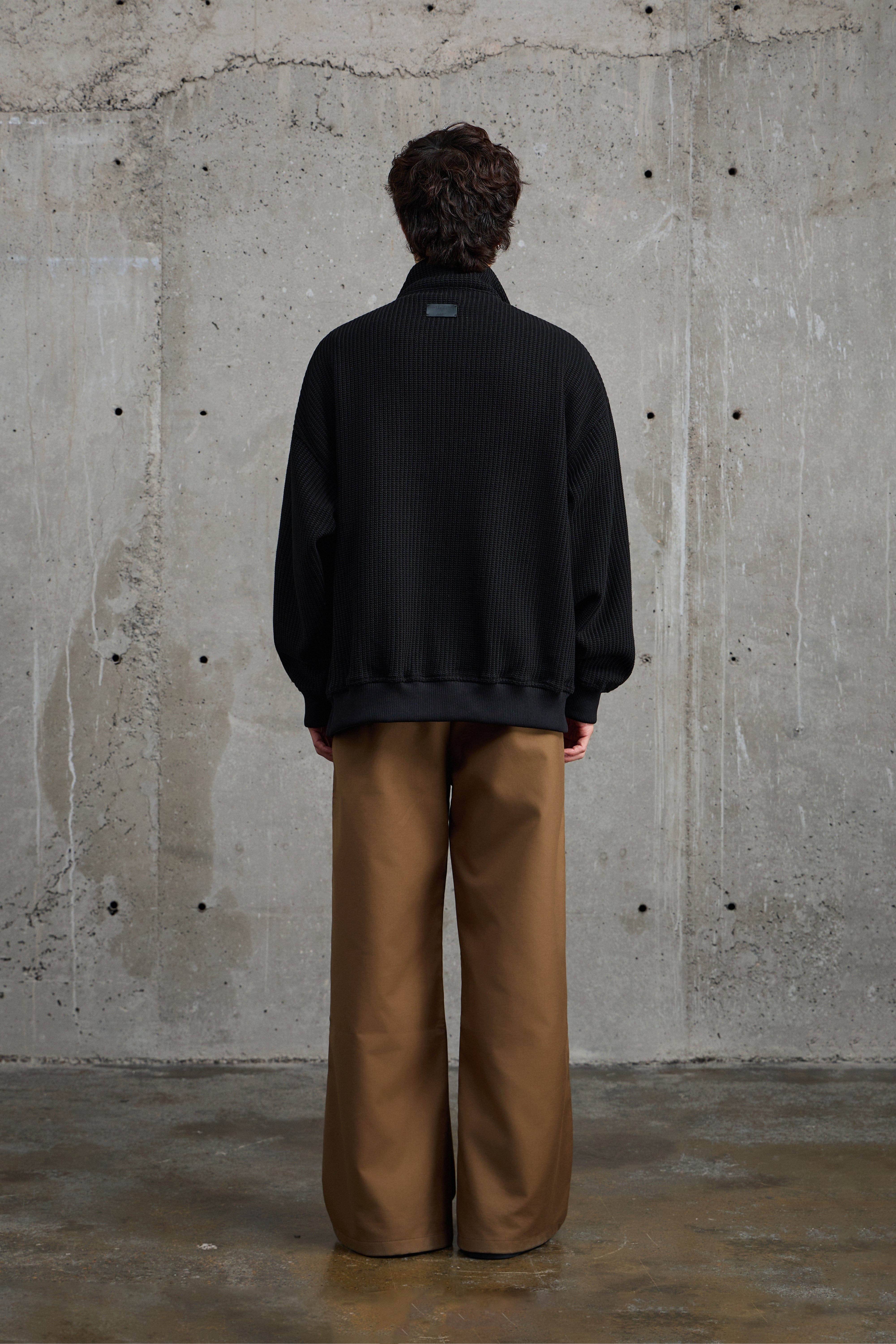 Weezy Black Zip Up Bomber Jacket
