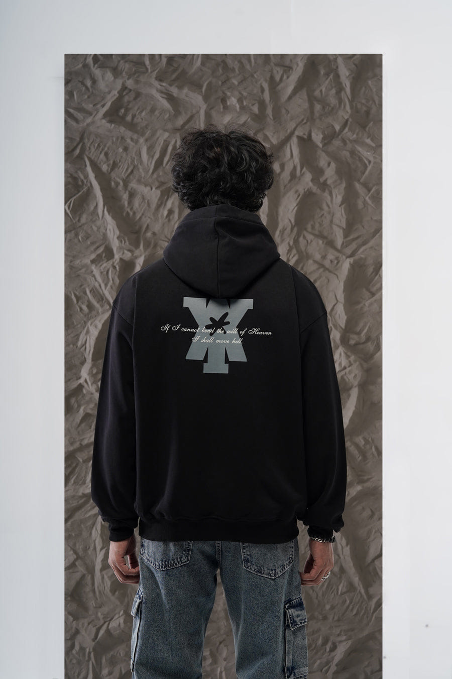 Y*all PEGASUS HOODIE BLACK