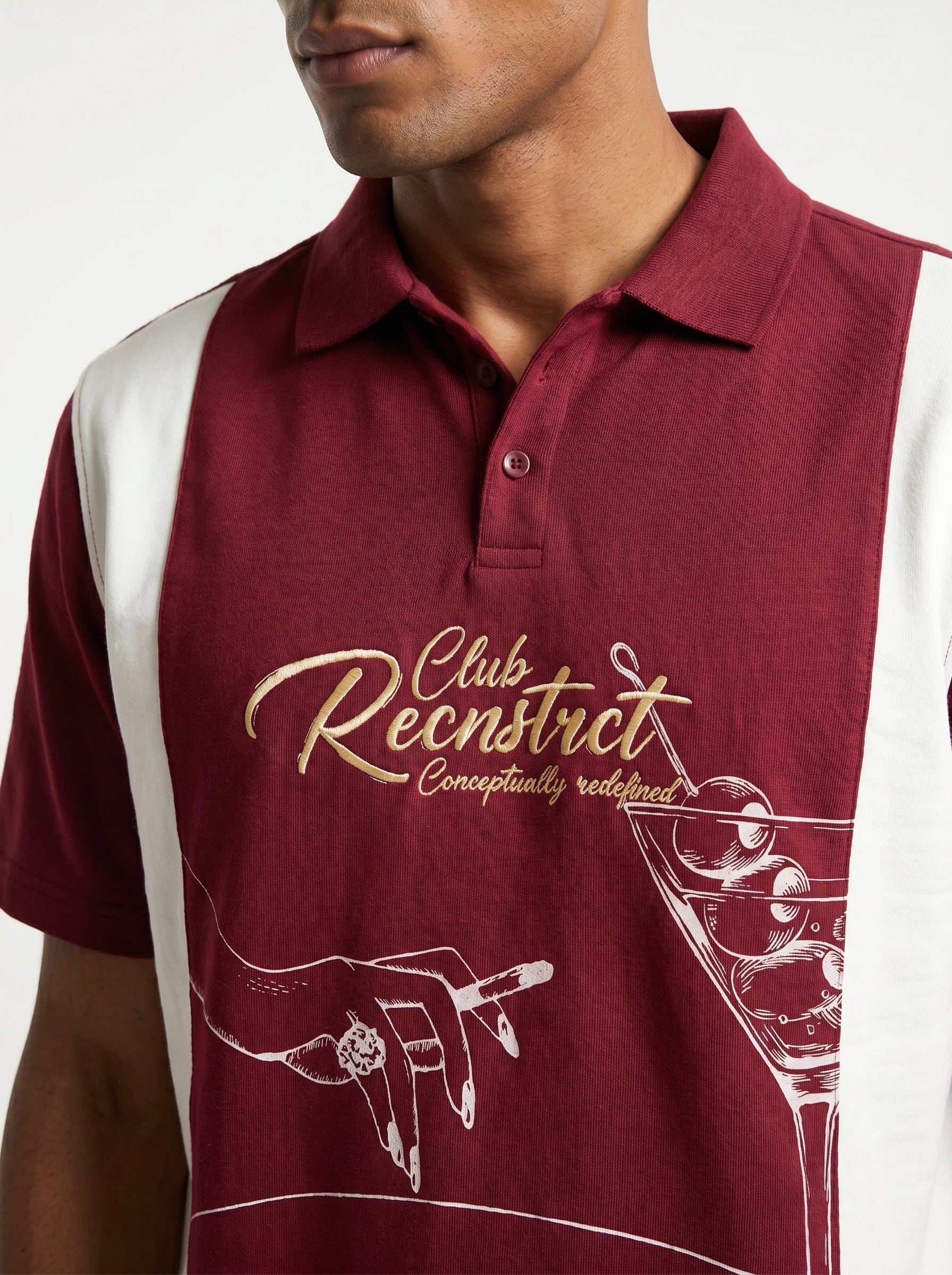 Recnstrct Jazz Night - Deep maroon