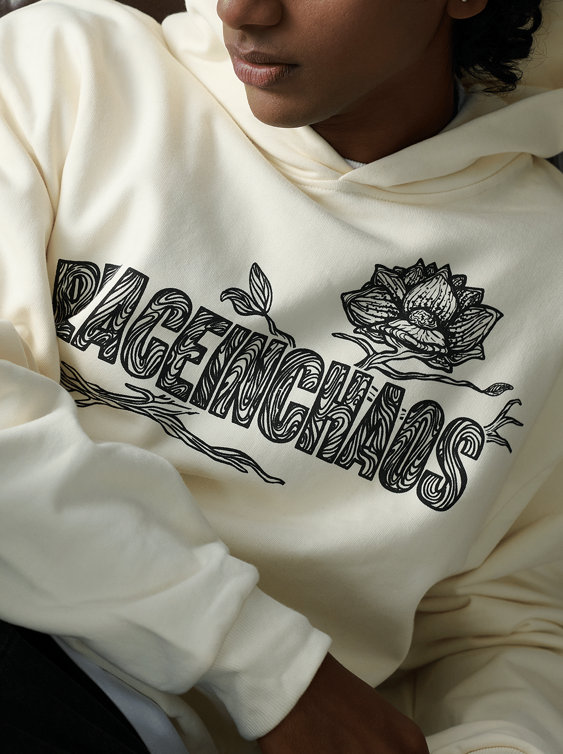 Chaos Theory Growth Hoodie - Antique White